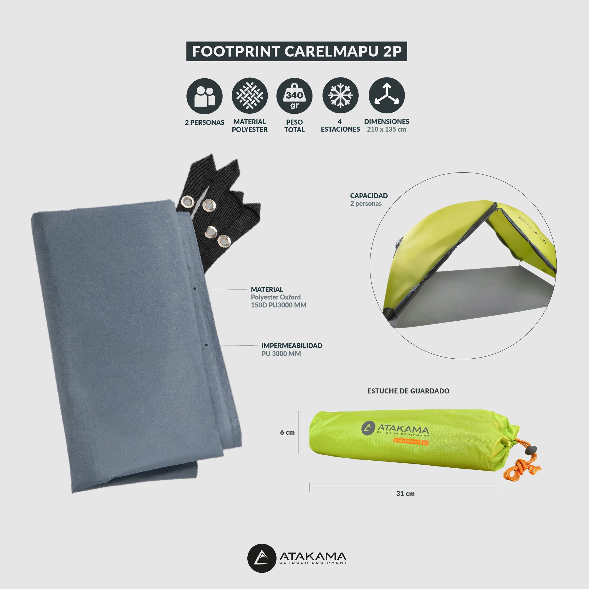 Footprint Carelmapu 2P