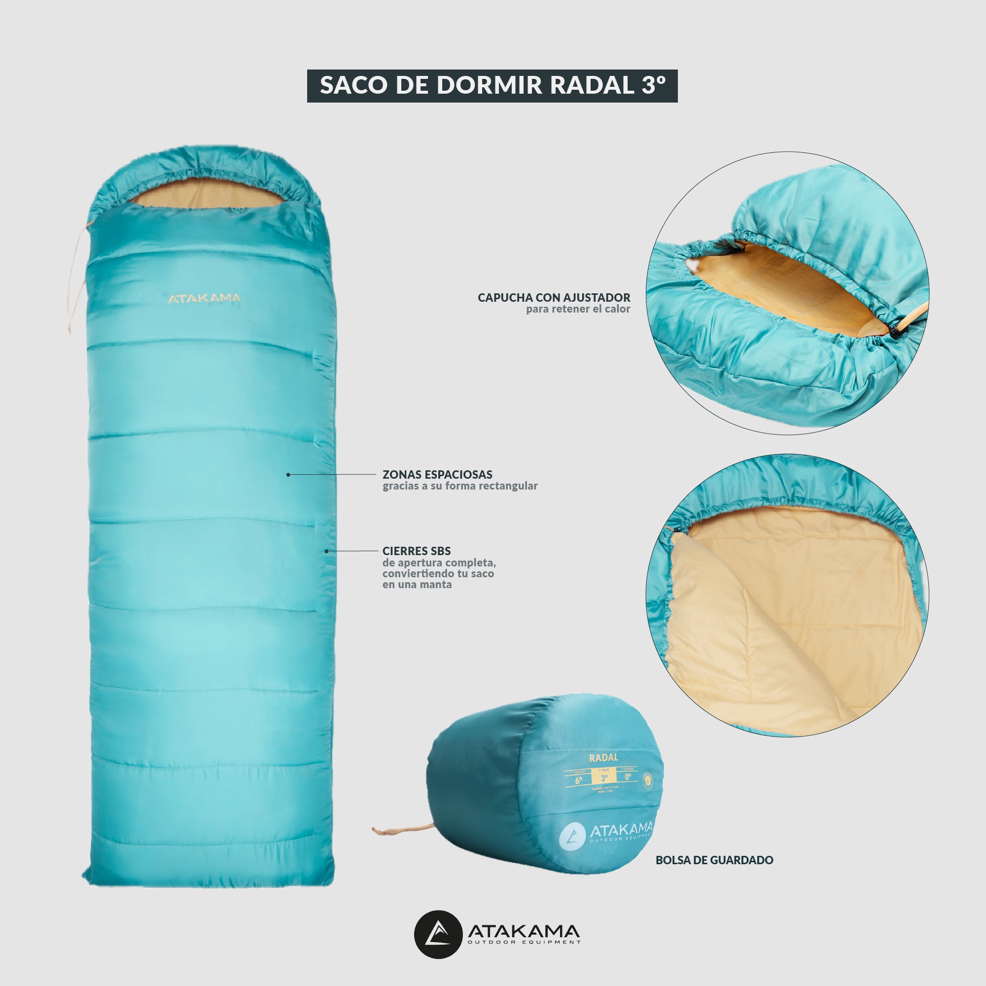 Saco de dormir Radal 3°