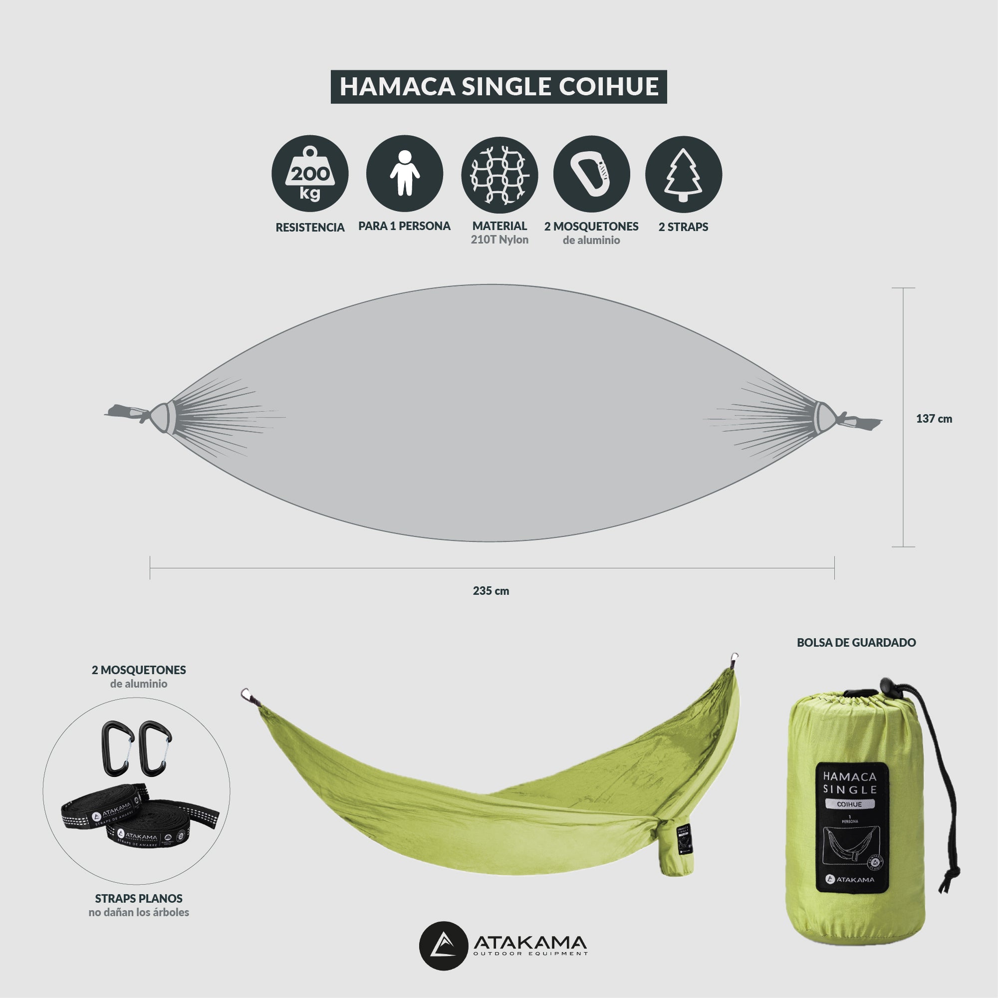 Hamaca Coihue Amarilla