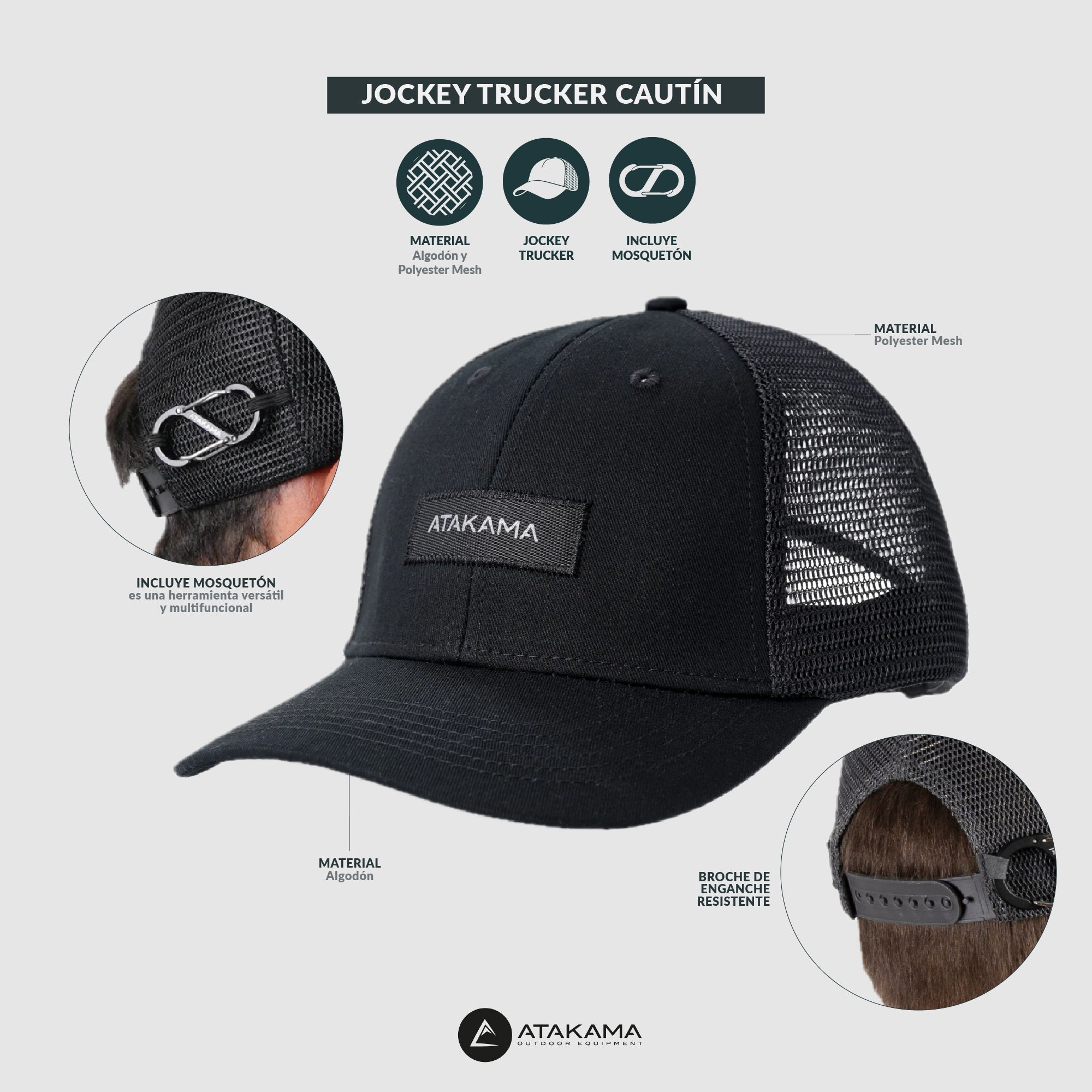 Jockey trucker Cautín Negro