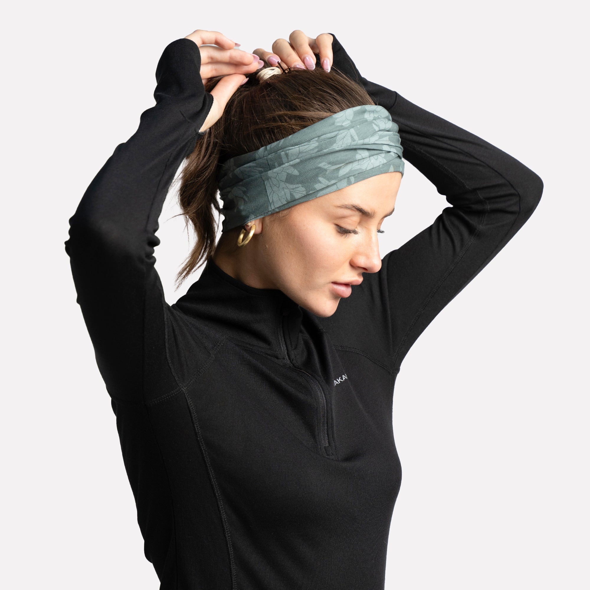 Bandana Palena multifuncional Celeste Alerce