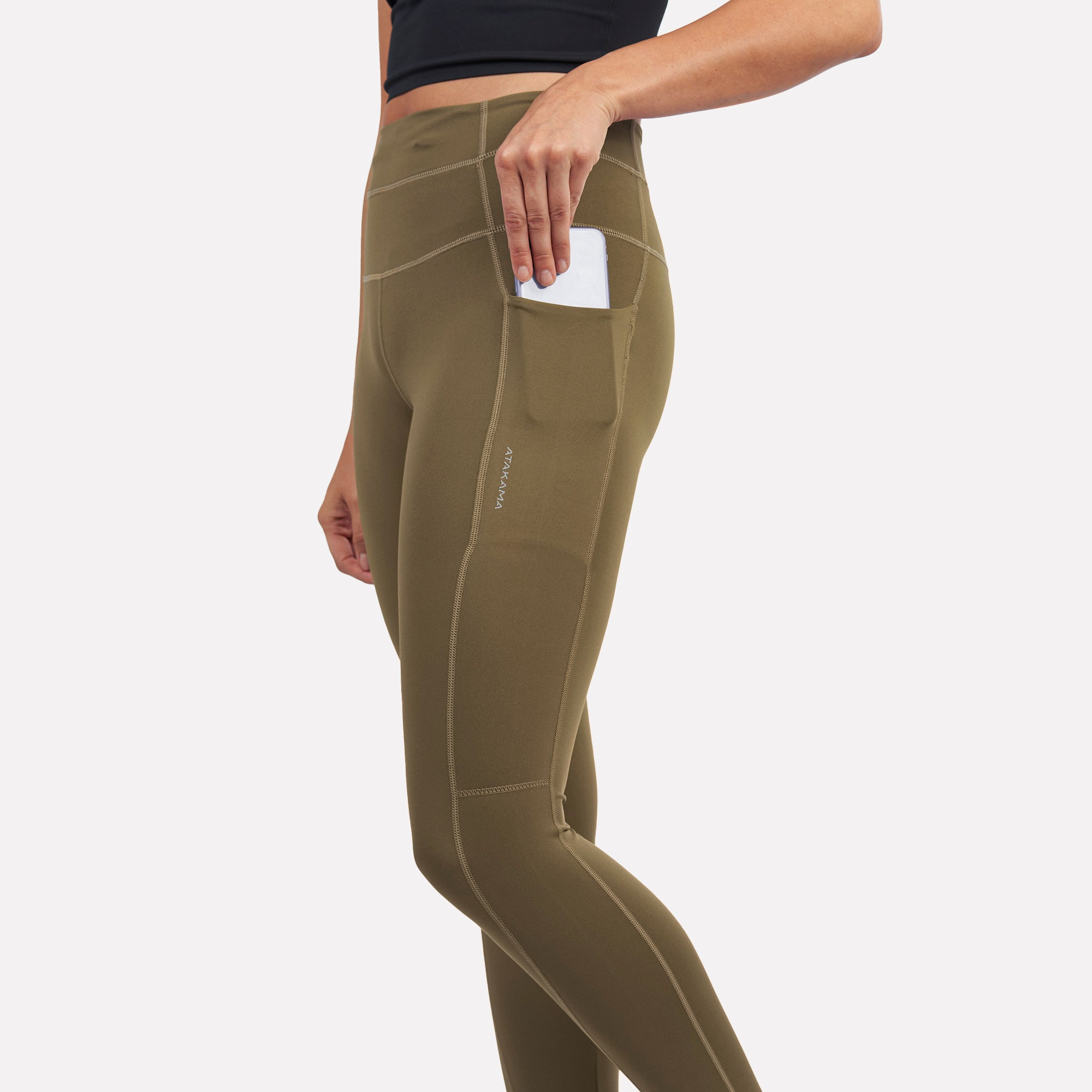 Calza deportiva Panorámica mujer Verde