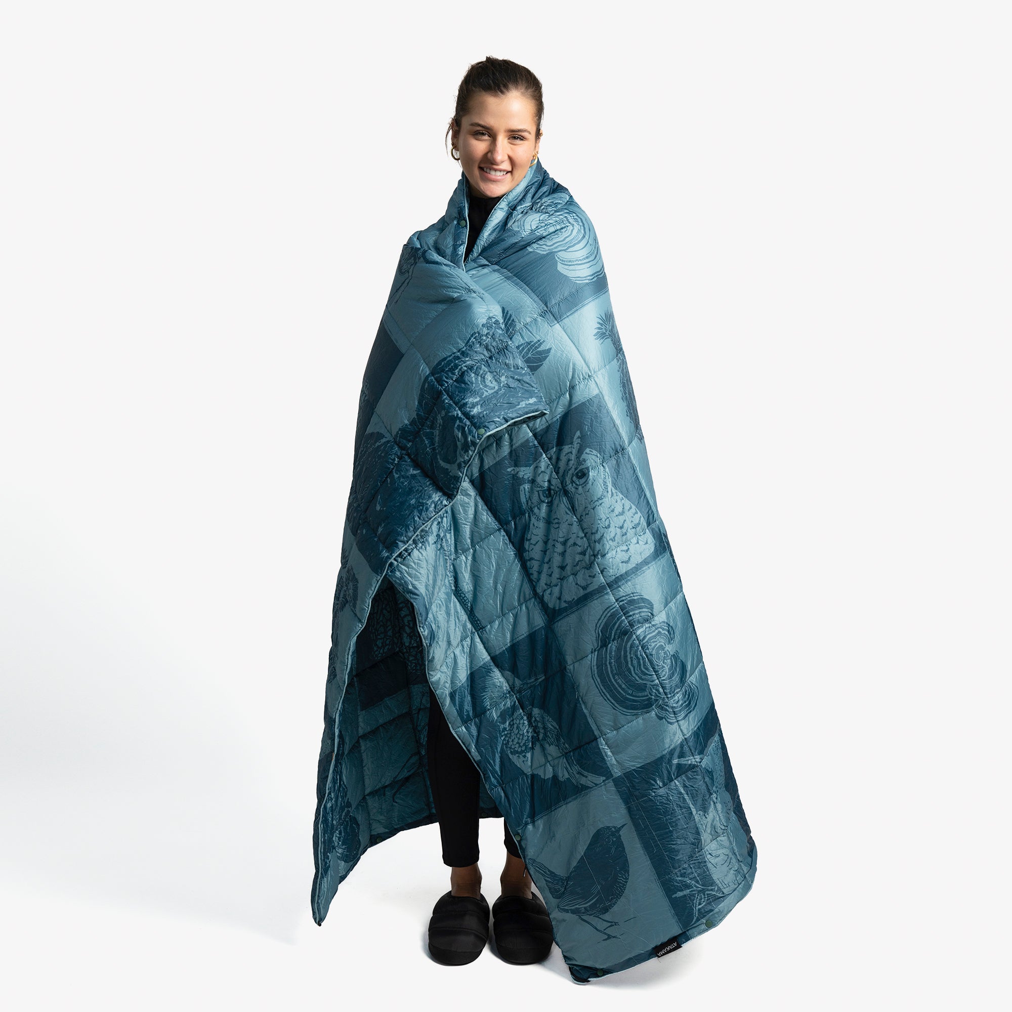 Manta térmica multifuncional Nalca Azul Ilustrado