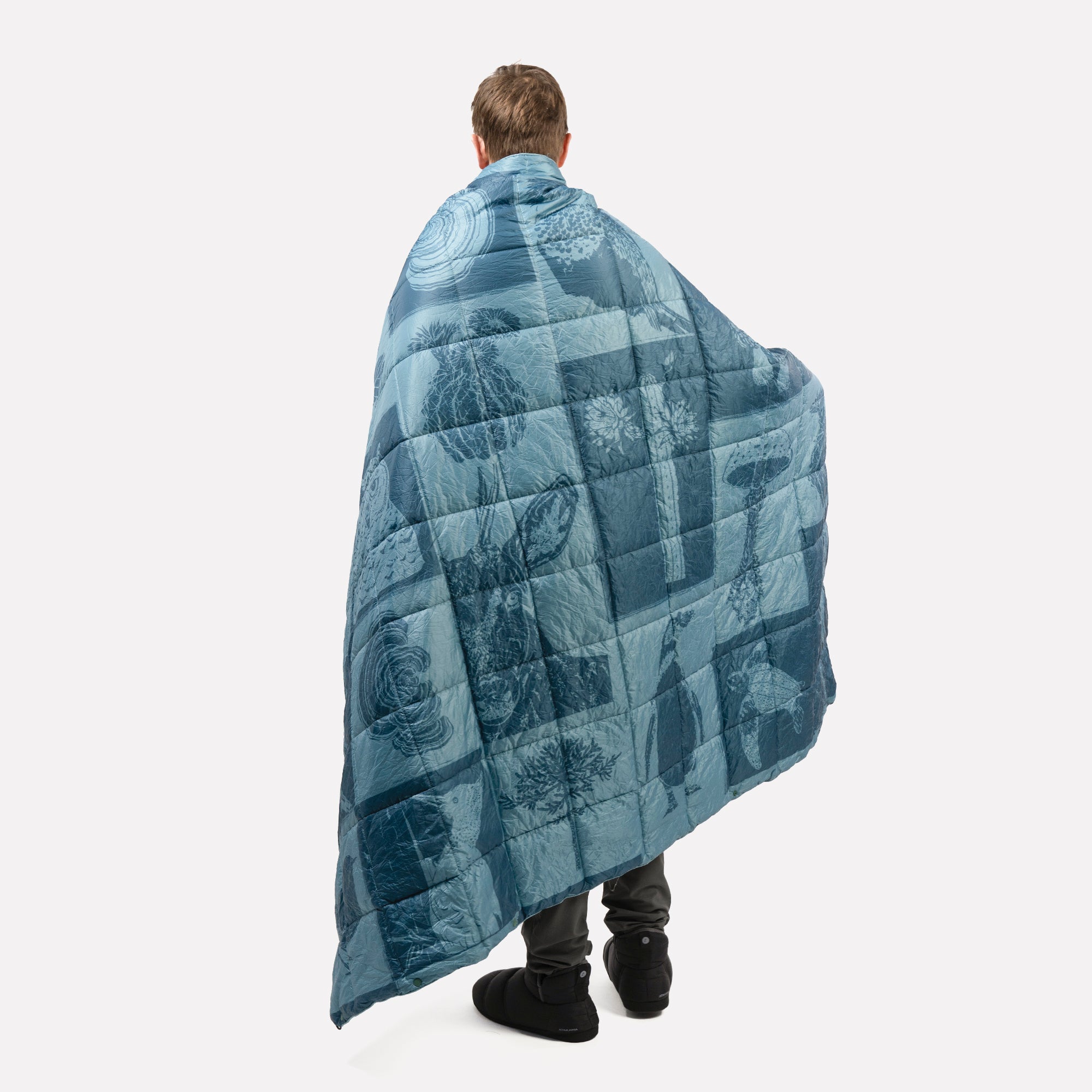 Manta térmica multifuncional Nalca Azul Ilustrado