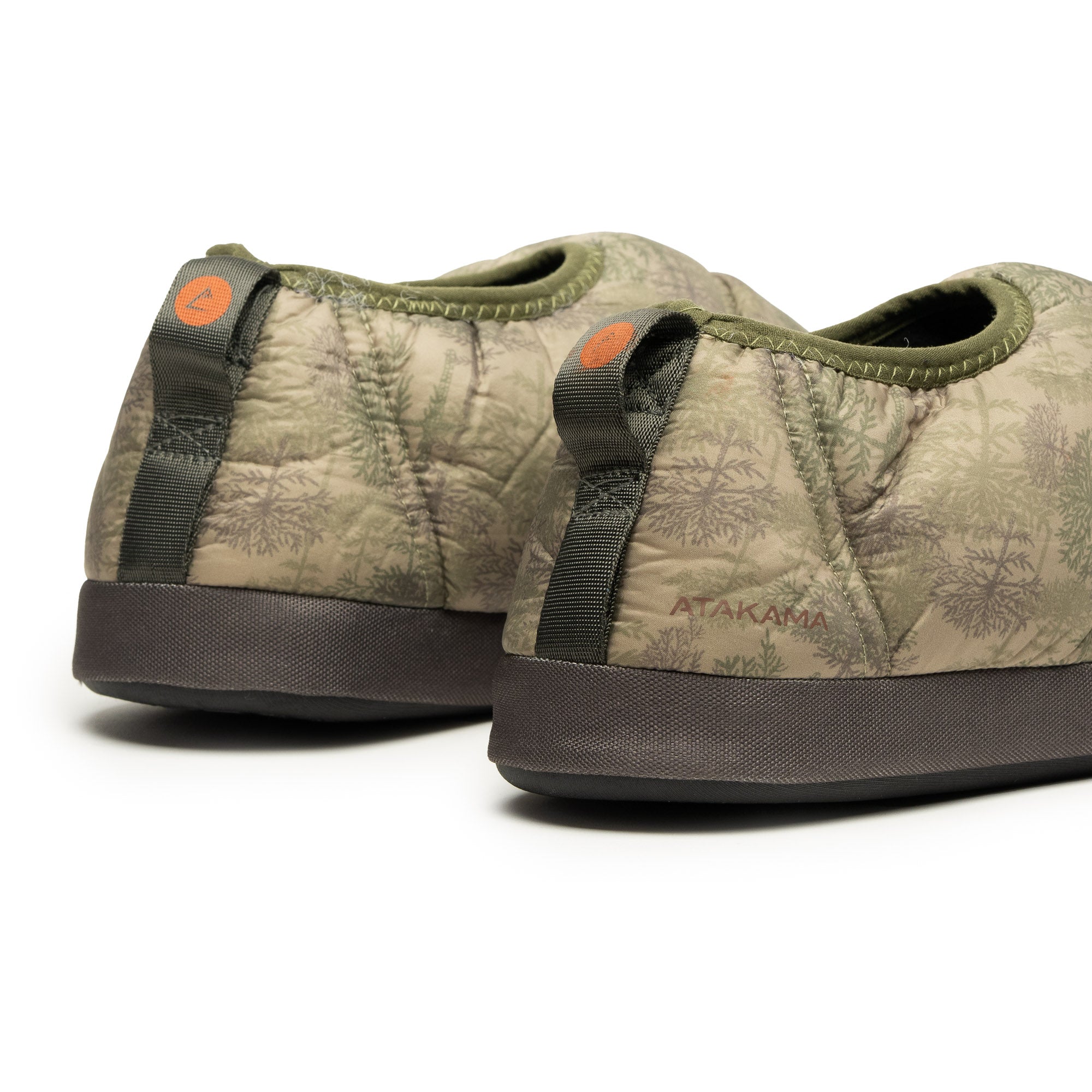 Pantuflas térmicas Futaleufú Nu-B Foam Print Verde Araucaria