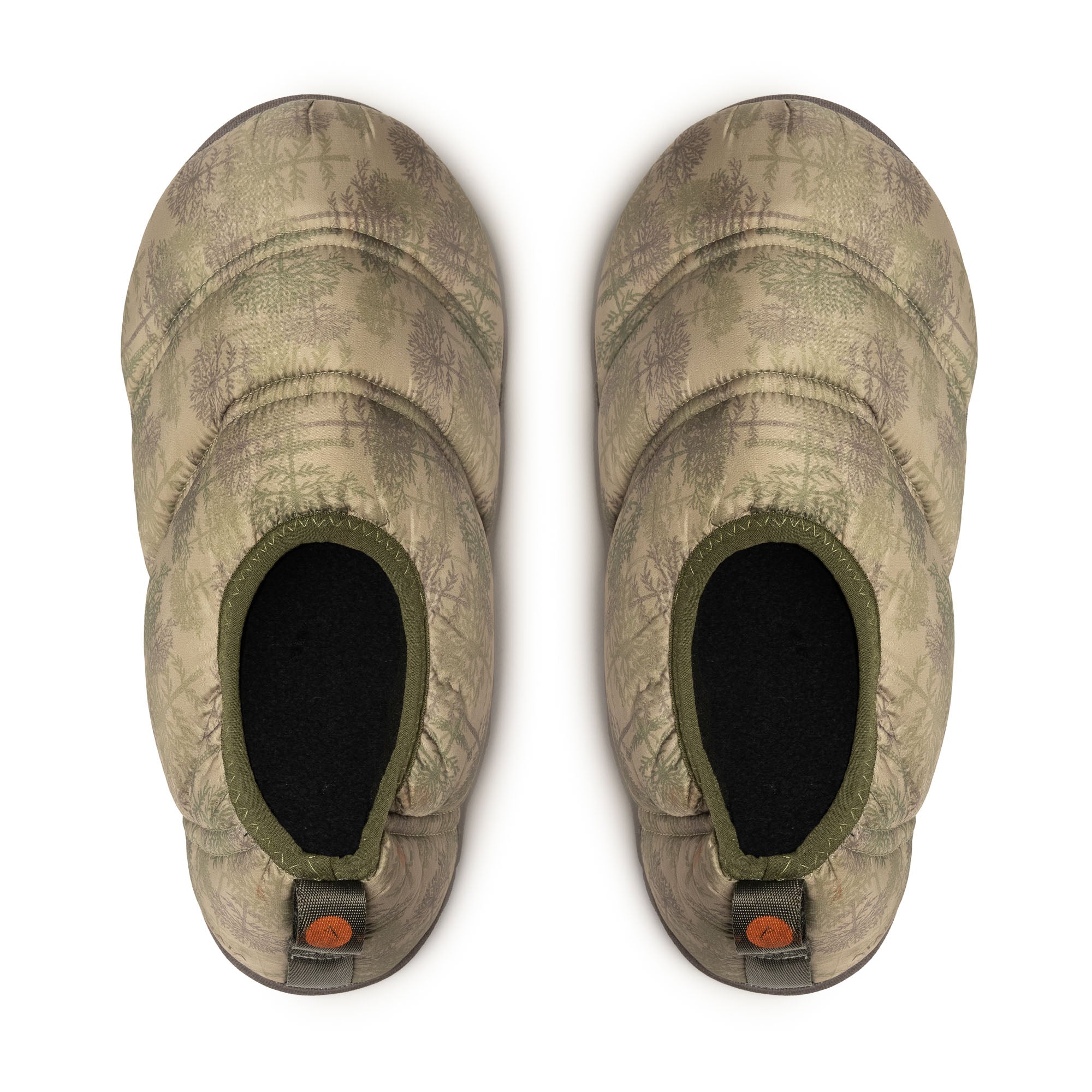 Pantuflas térmicas Futaleufú Nu-B Foam Print Verde Araucaria