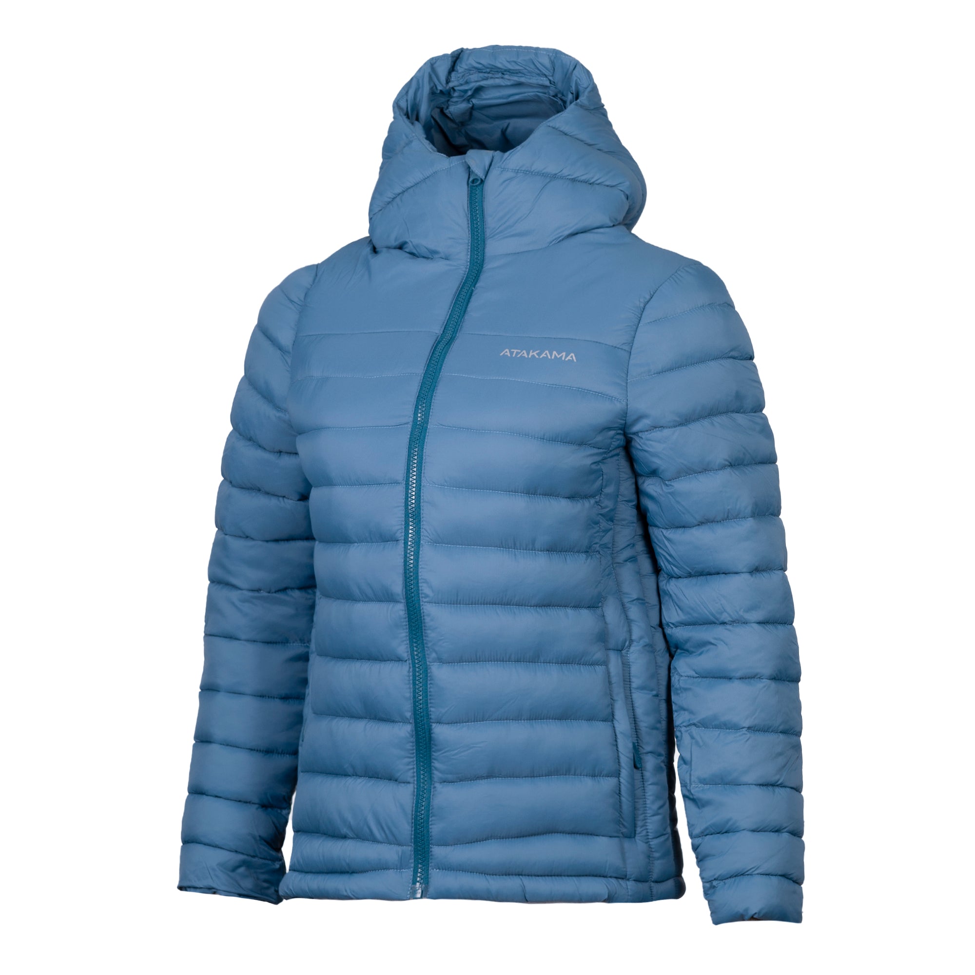 Chaqueta Parka térmica mujer hoodie Indómita Azul