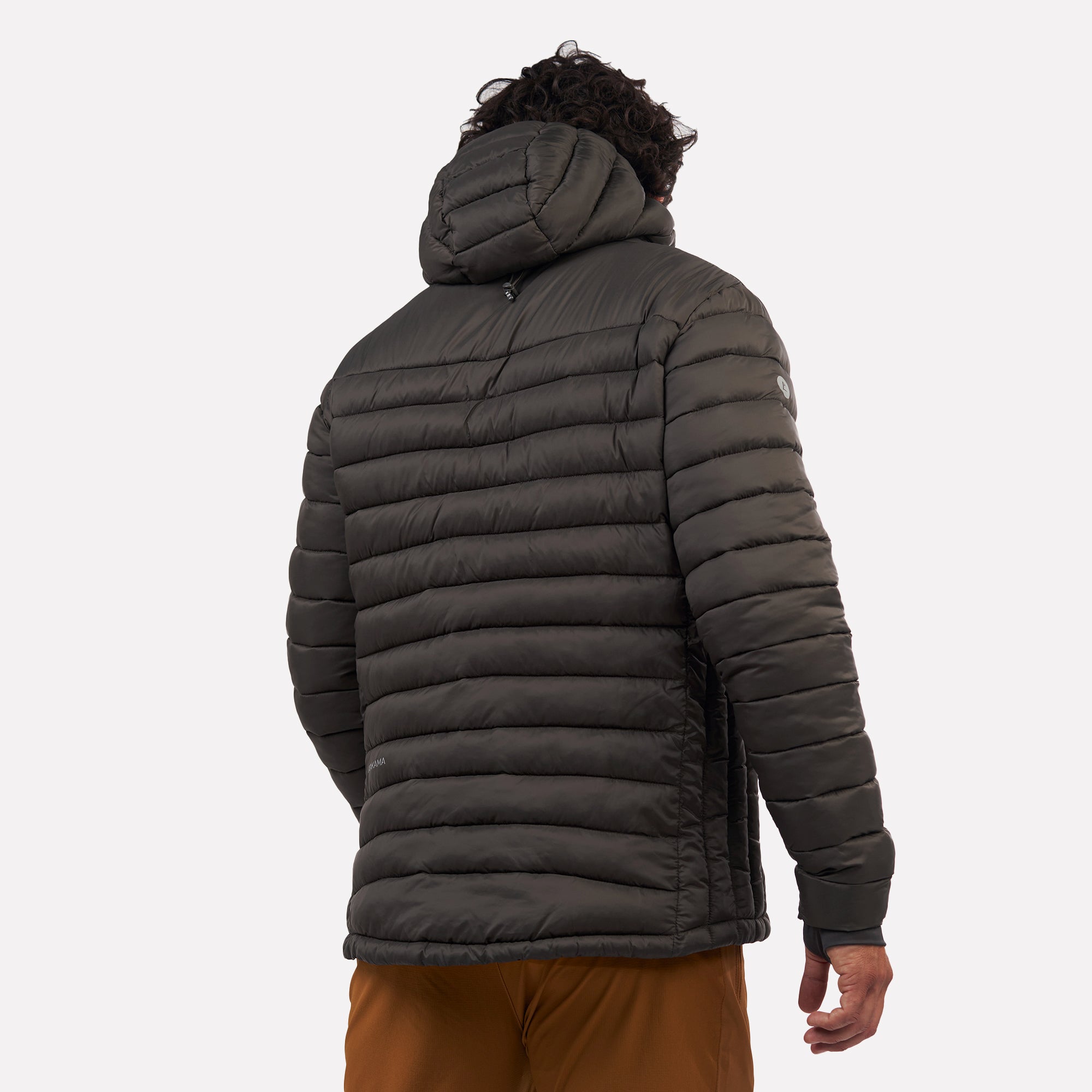 Chaqueta Parka térmica hombre hoodie Indómita Gris Roca