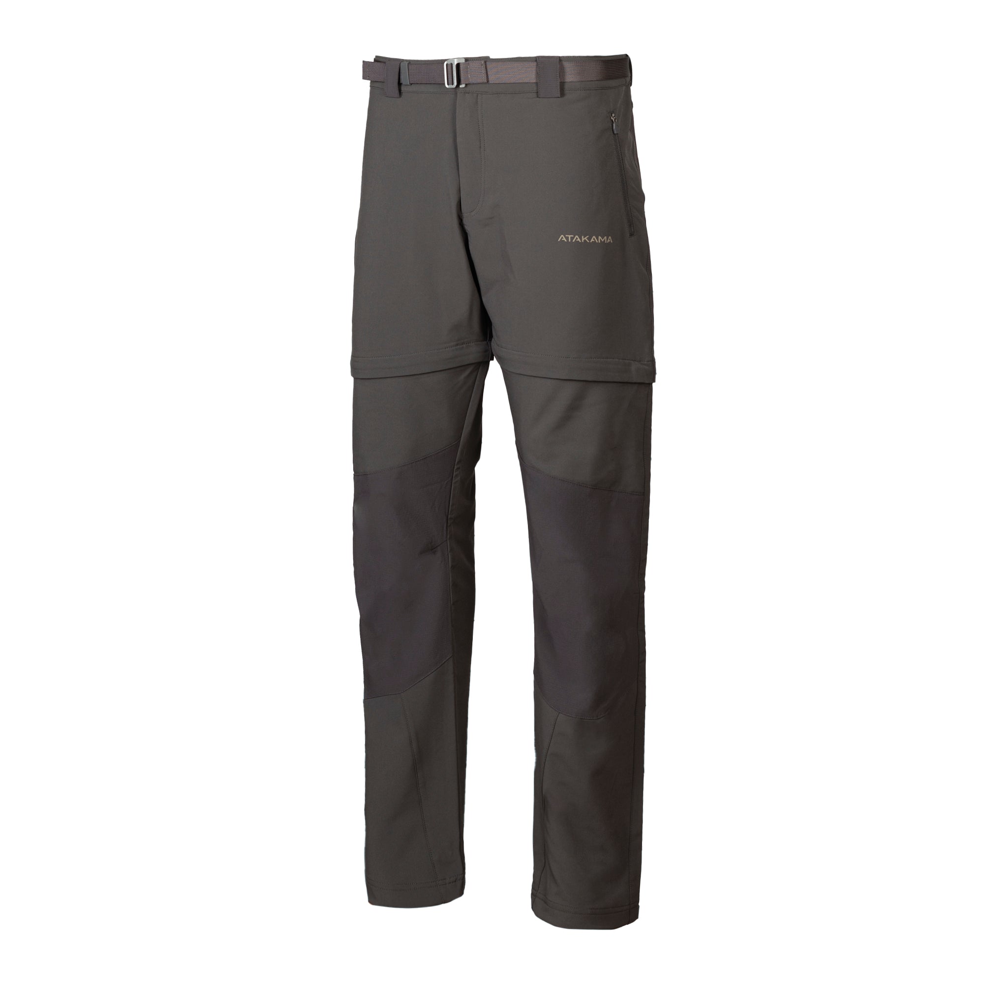 Pantalón de trekking desmontable Andino mujer Gris Roca