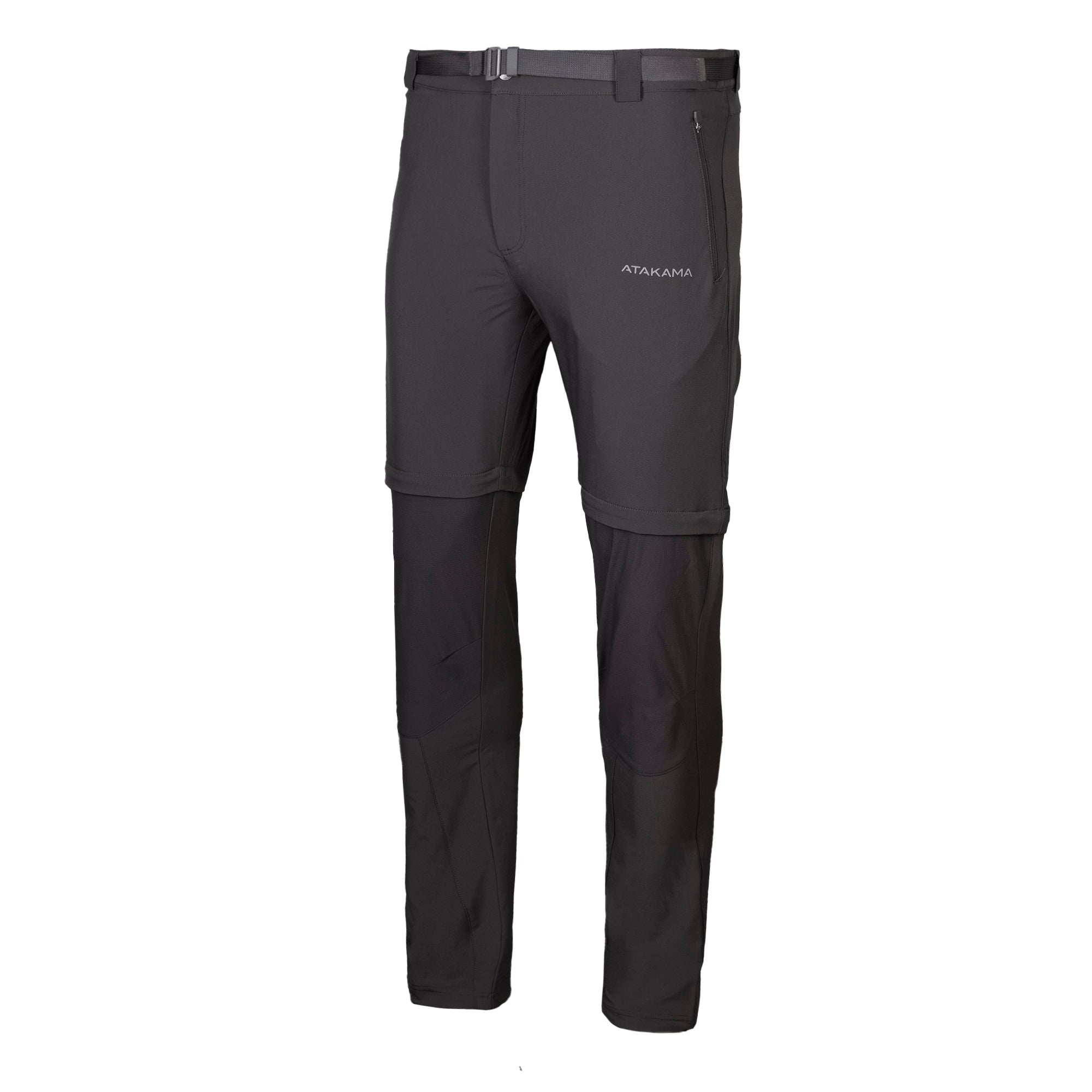 Pantalón de trekking desmontable Andino hombre Gris