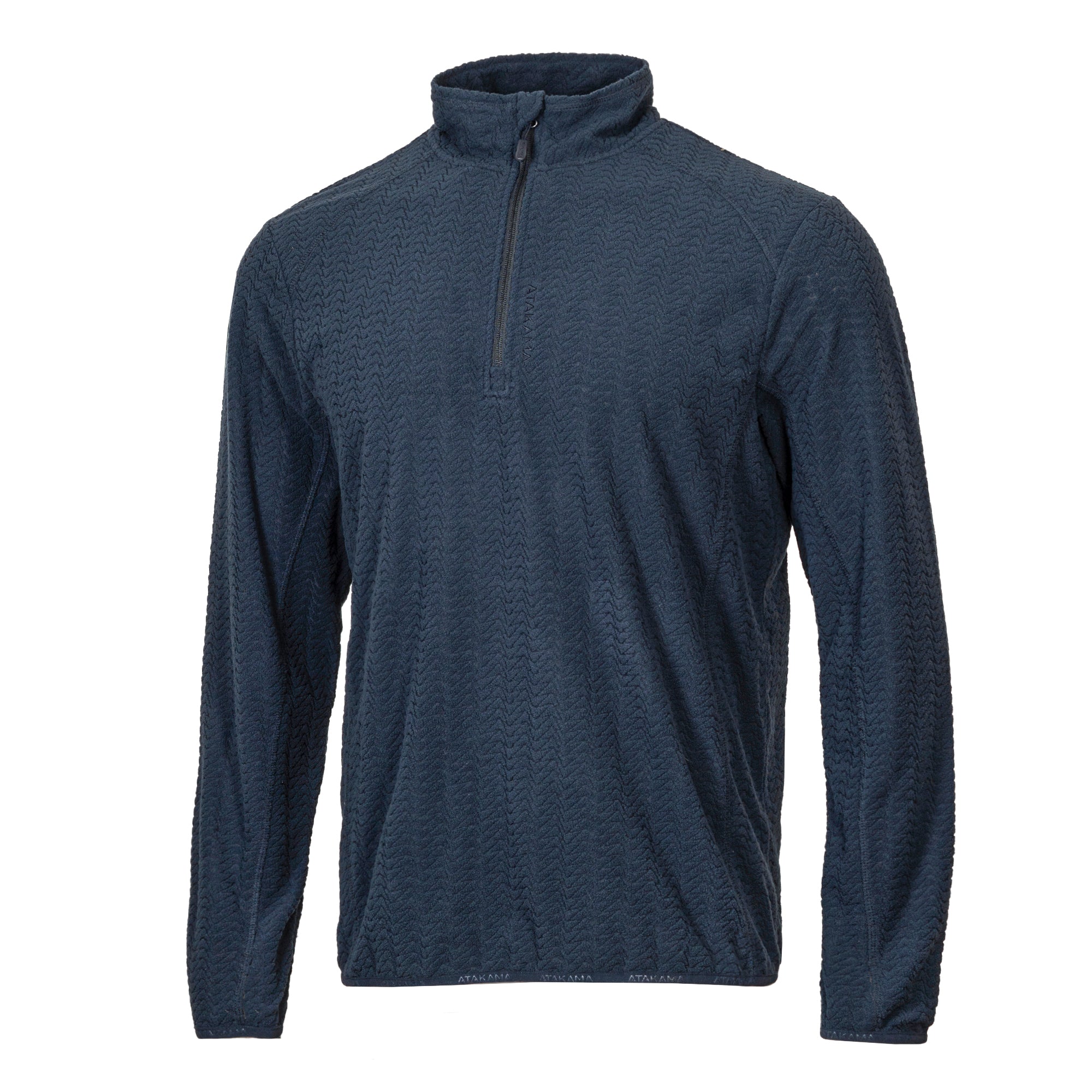 Polar fleece ultraligero 1/4-Zip hombre Volca Azul
