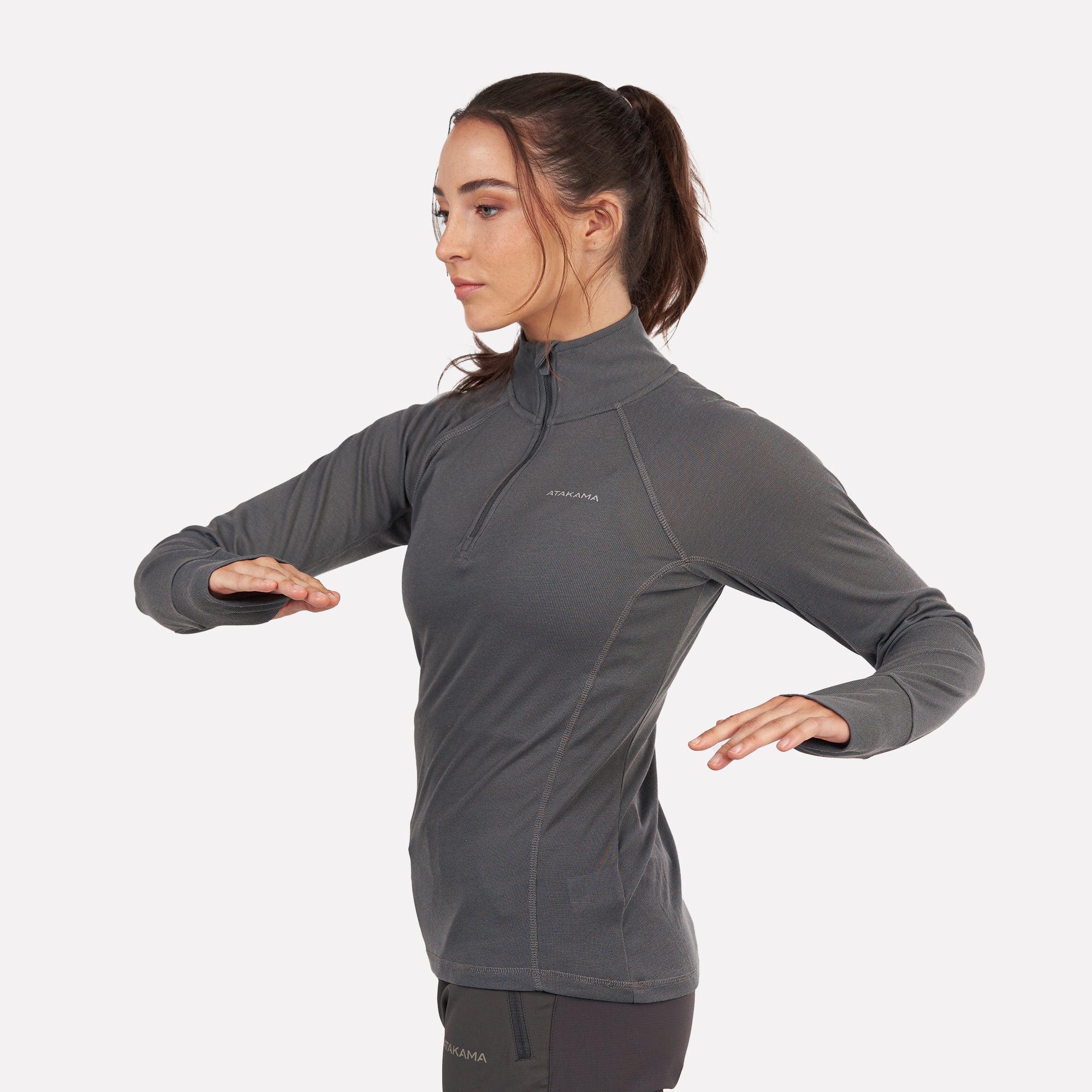 Primera capa térmica VentoFit mujer Gris