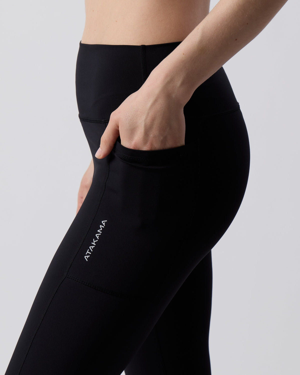 Calza Deportiva Panorámica Mujer Negro