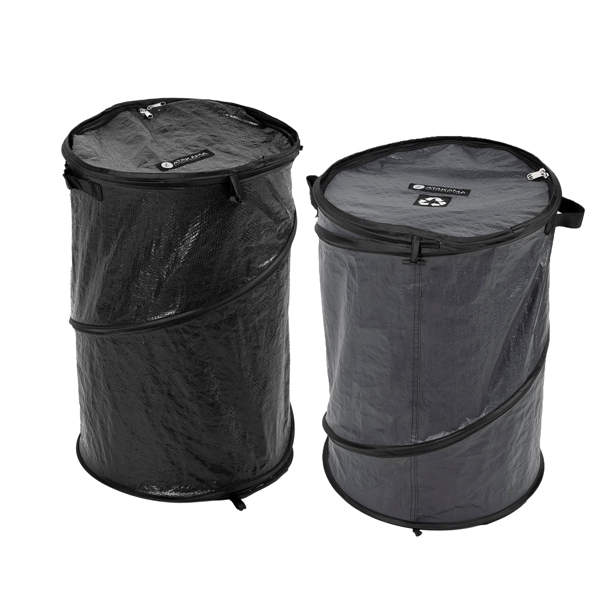 Set de basureros plegables camping Toltén