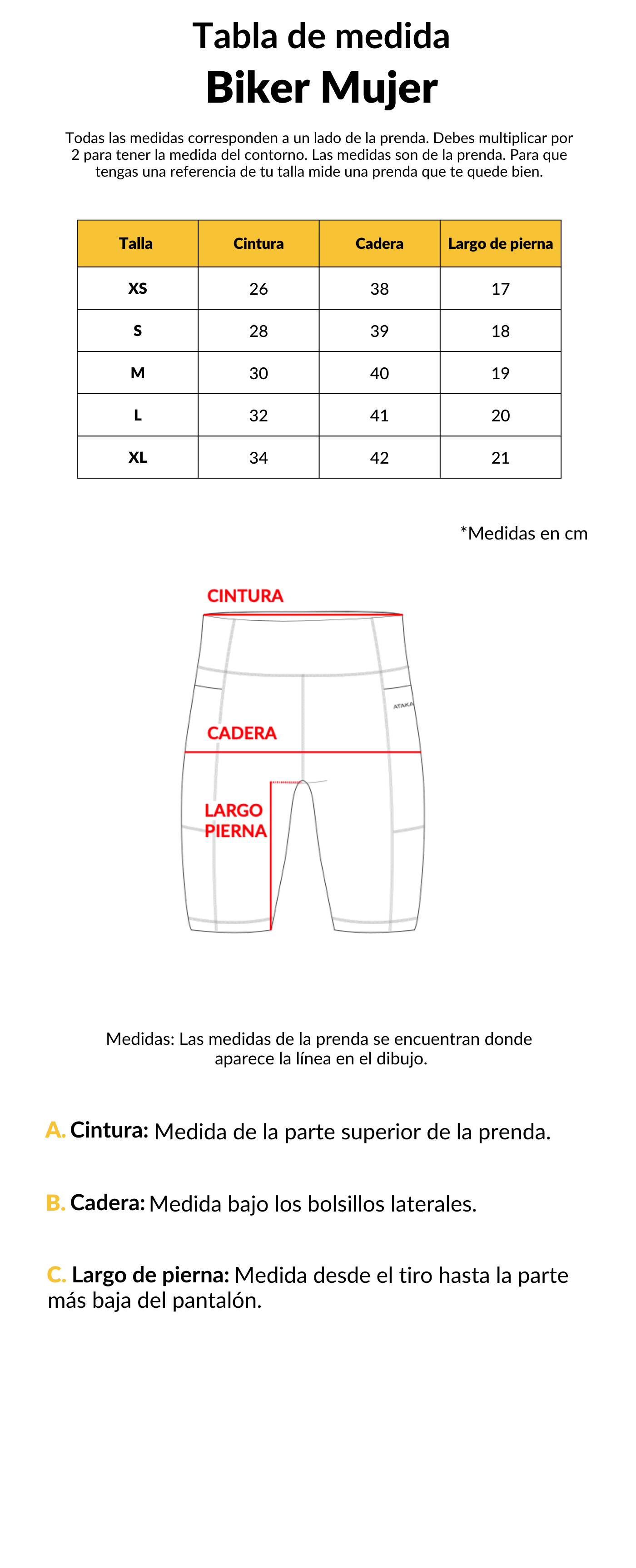 Calza Biker Mujer Oasis Negro