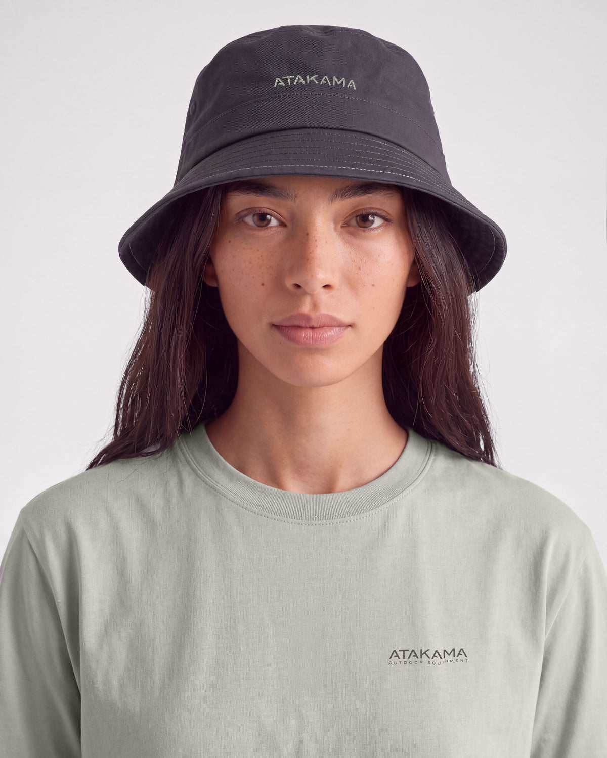 Sombrero Bucket Salado Gris