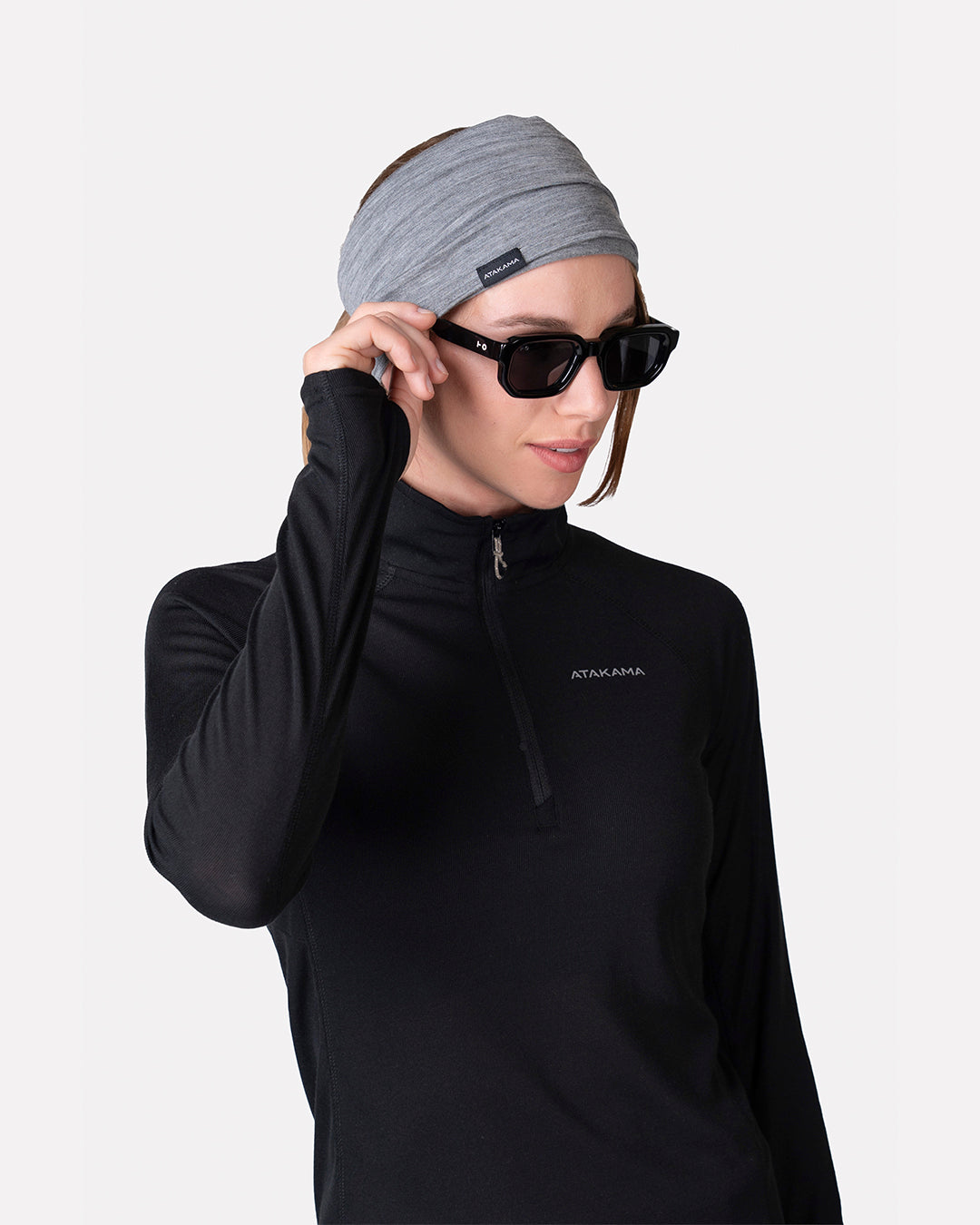 Bandana Loa Lana Merino Gris