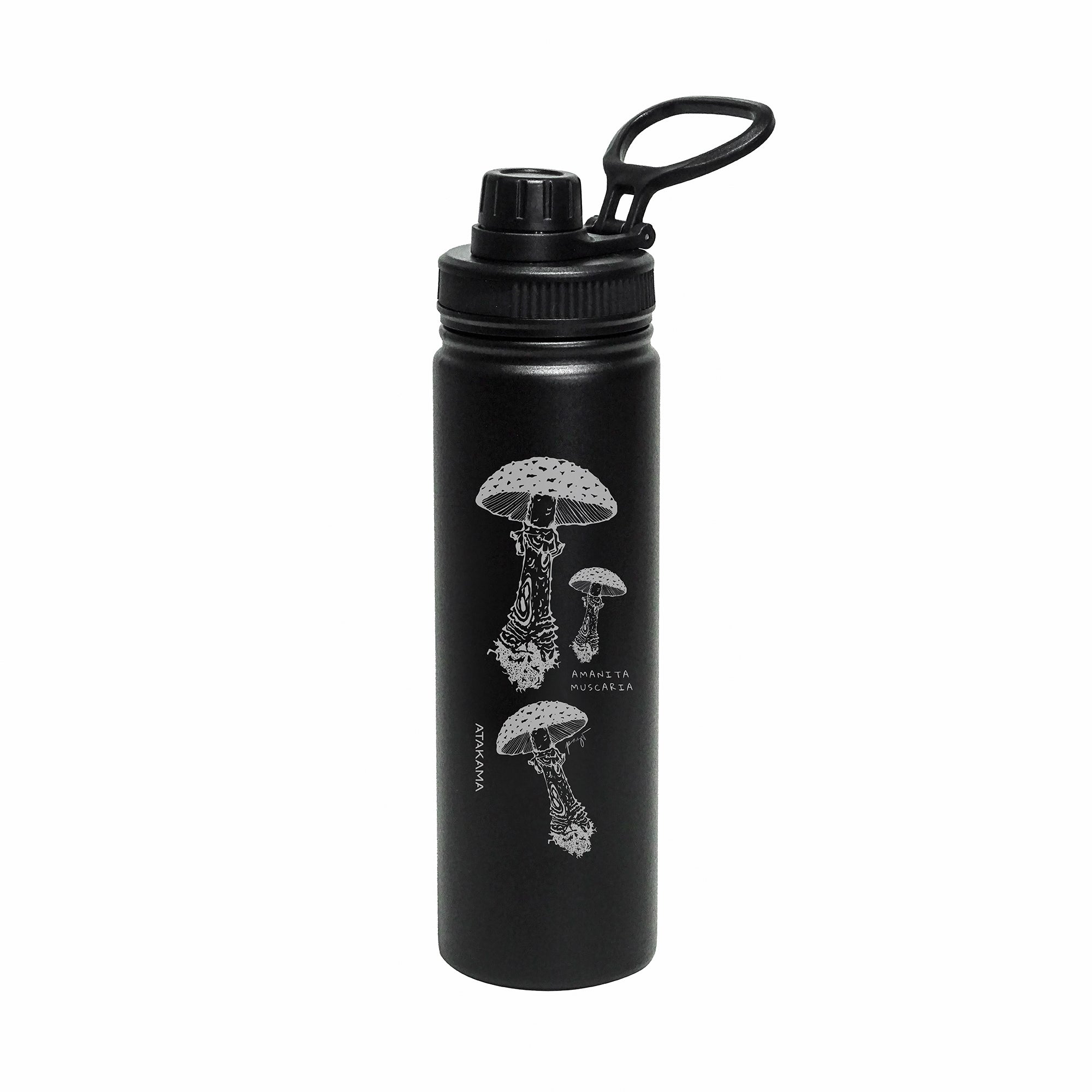 Botella térmica Amanita Muscaria 690 ml Negra