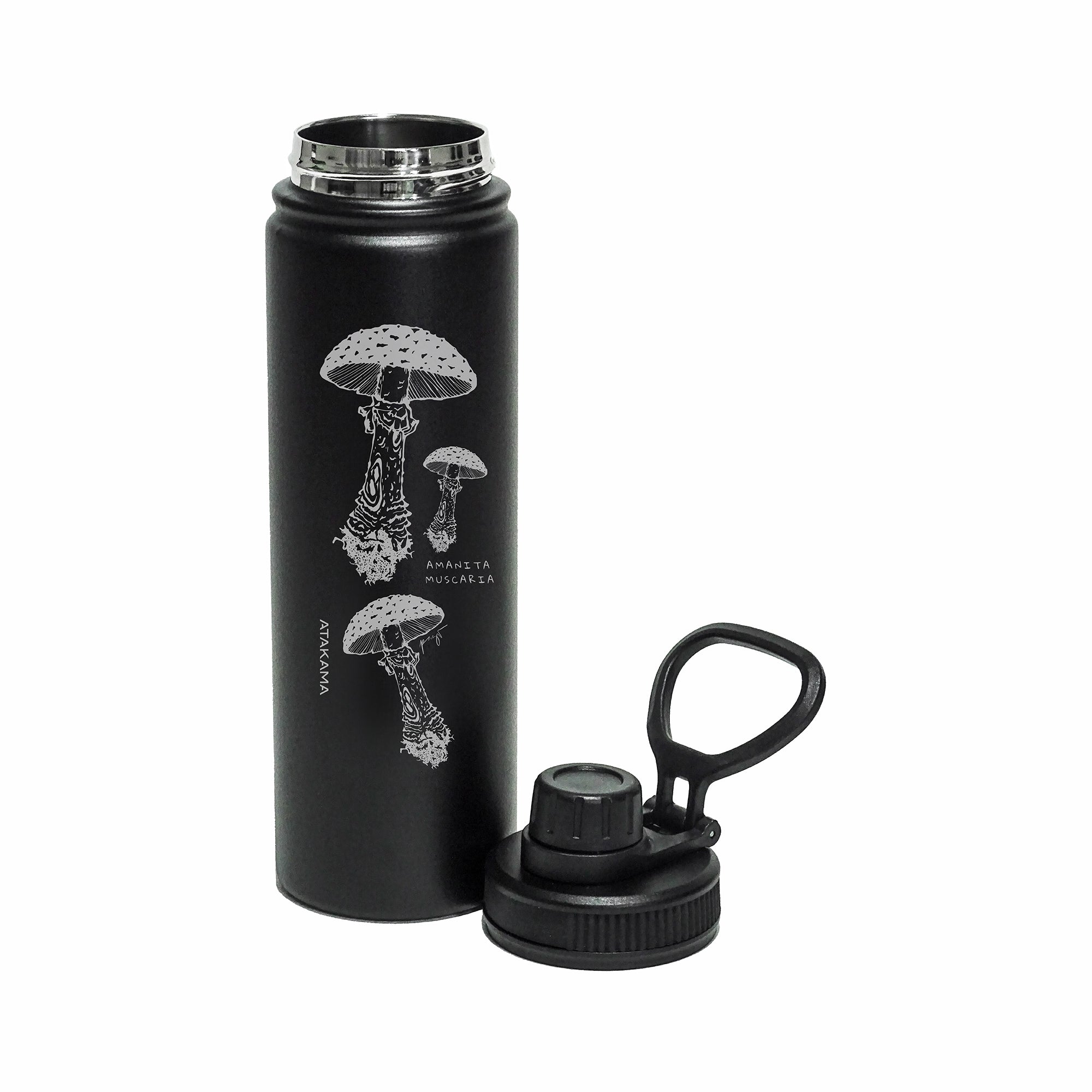 Botella térmica Amanita Muscaria 690 ml Negra