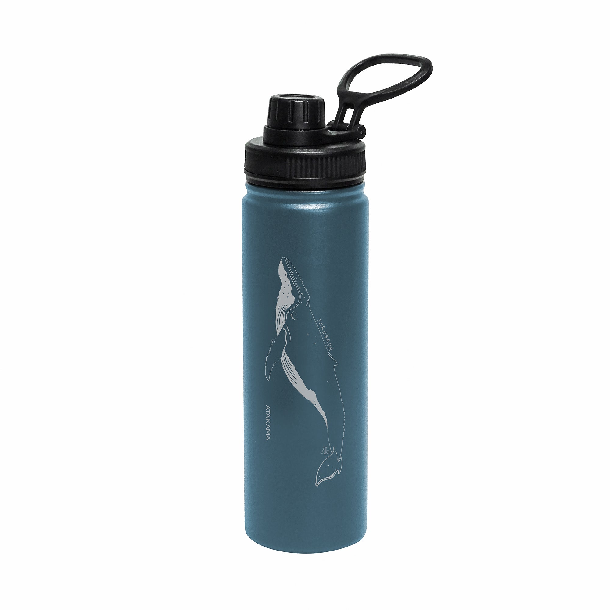 Botella térmica Ballena Jorobada 690 ml Azul