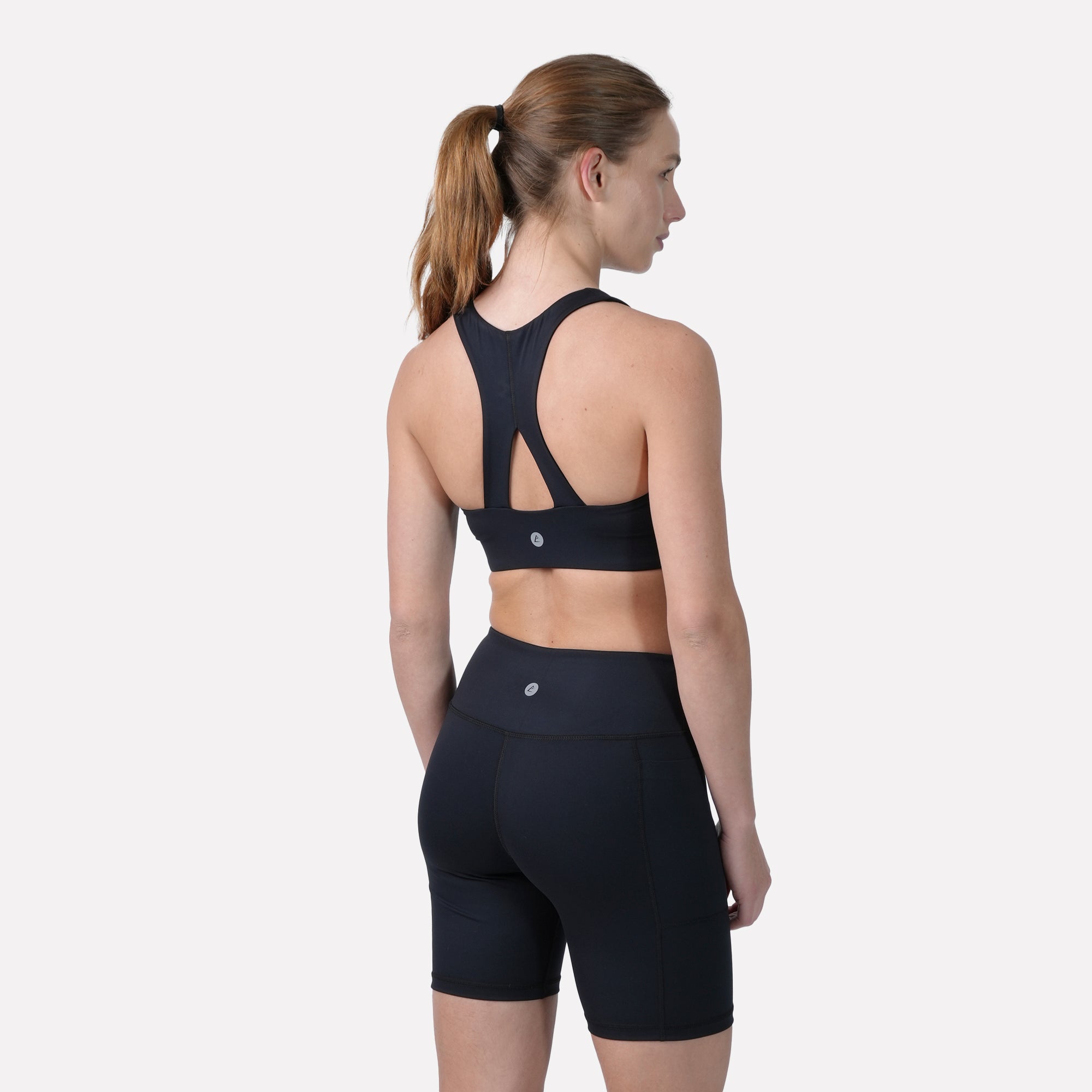 Calza Biker Mujer Oasis Negro