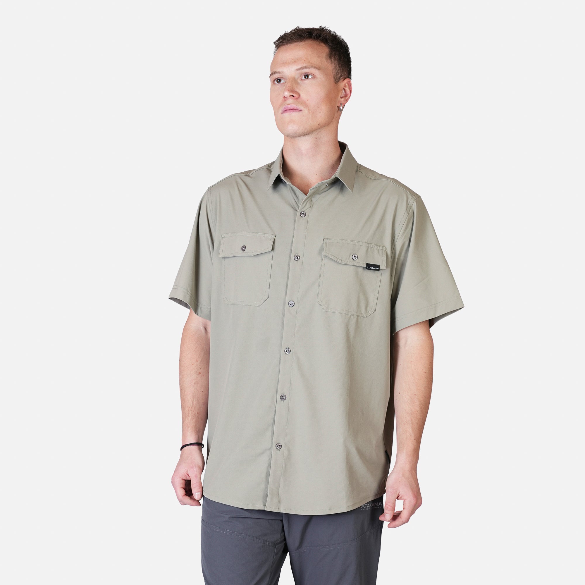 Camisa Outdoor Hombre Horizonte Verde