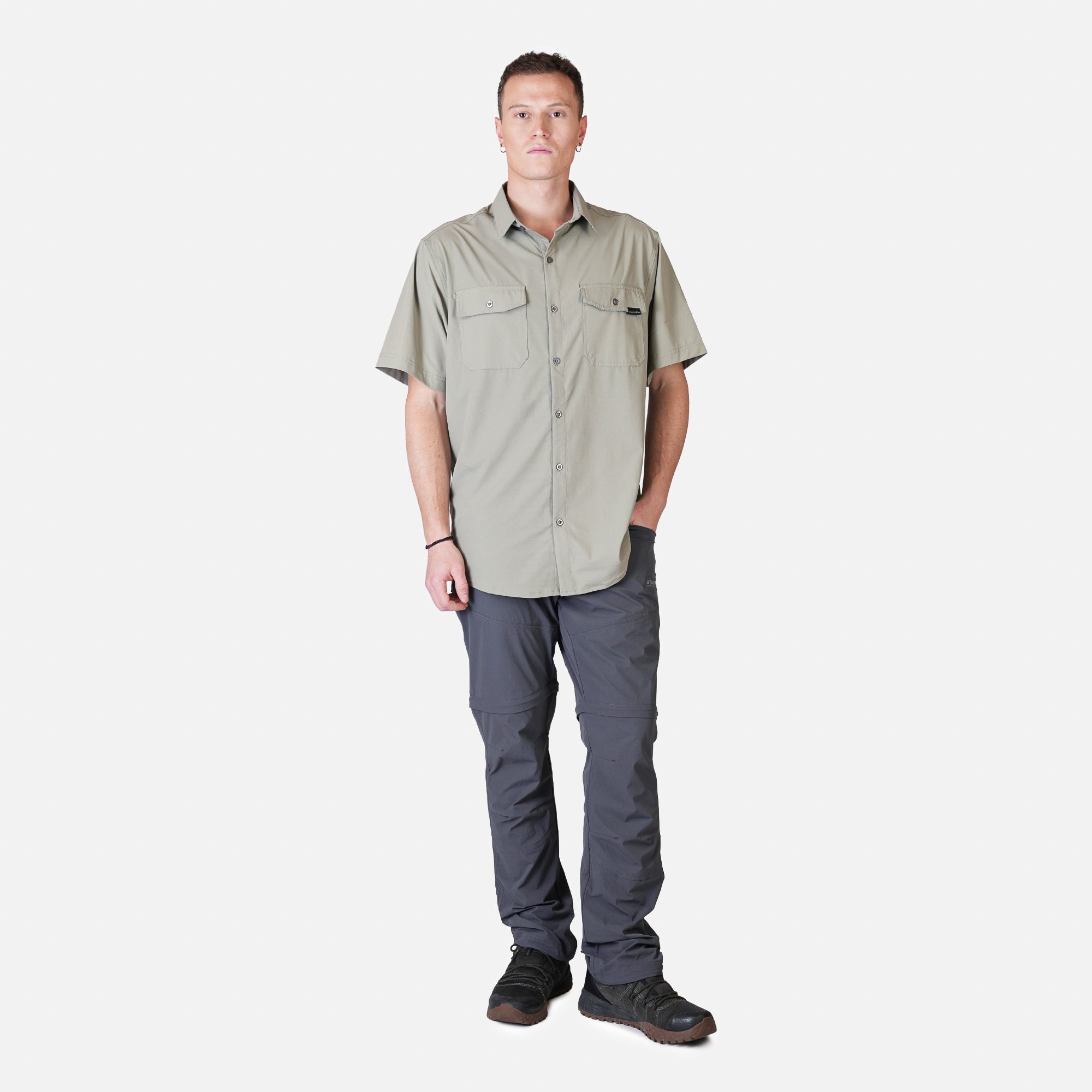Camisa Outdoor Hombre Horizonte Verde