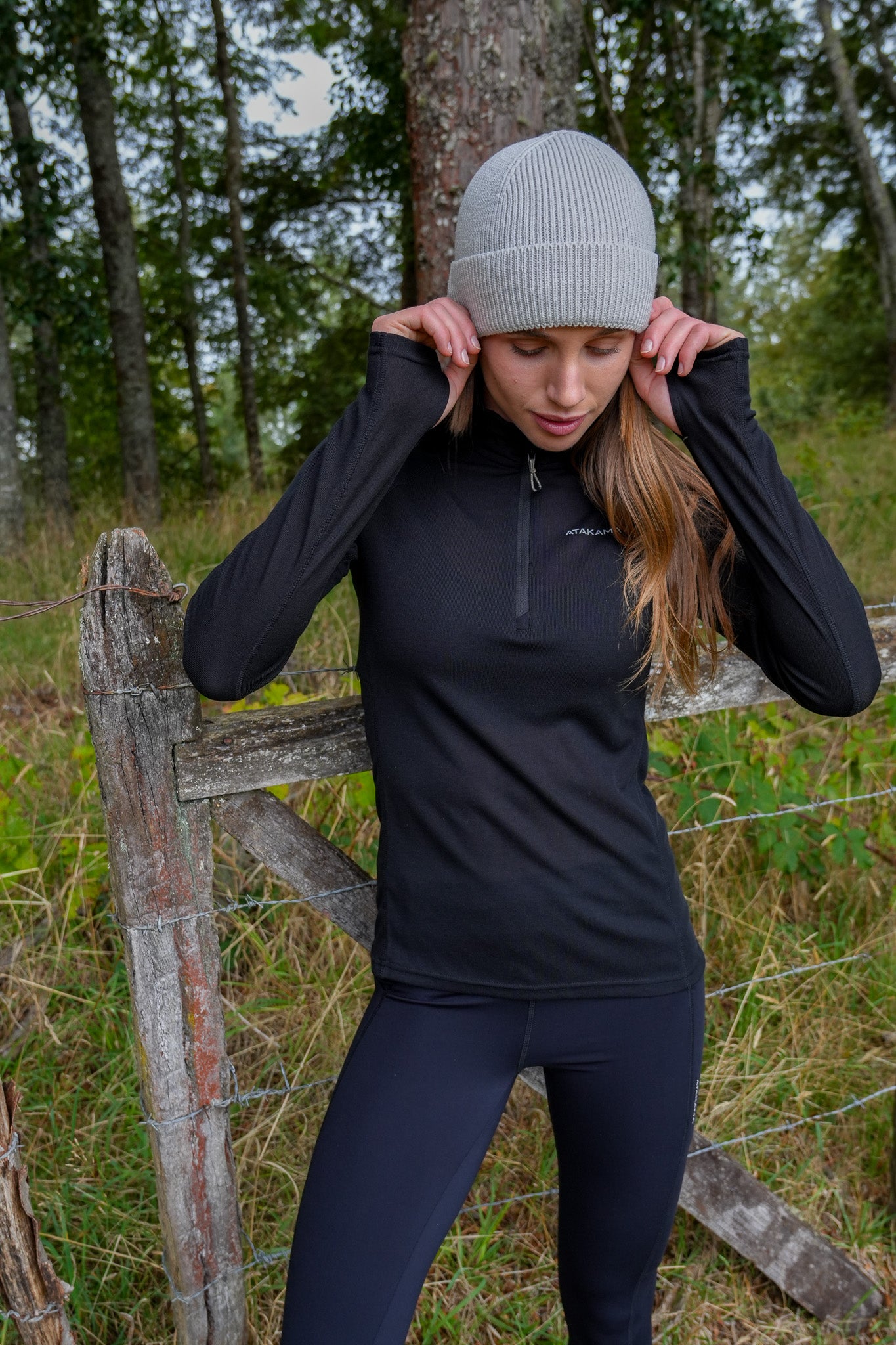 Gorro Beanie Limarí Gris