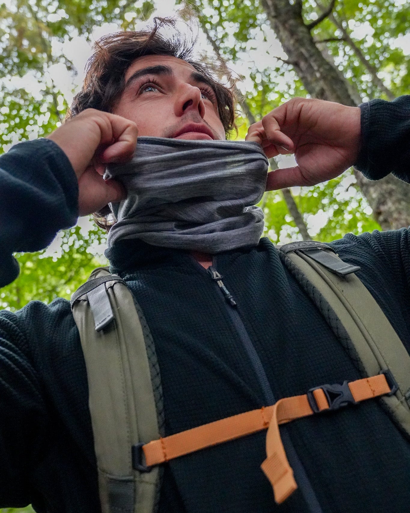 Bandana Loa Lana Merino Gris