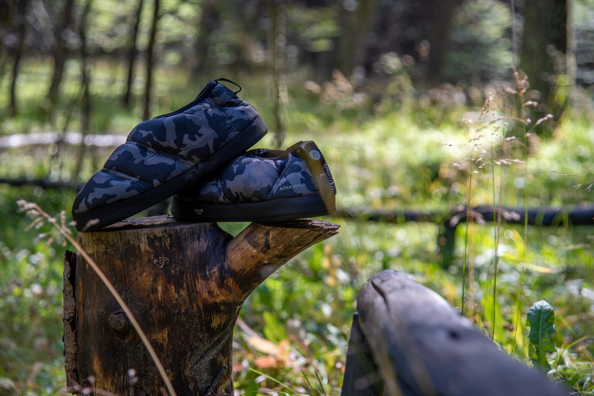 Pantuflas térmicas Futaleufú Nu-B Foam Camuflado Negro