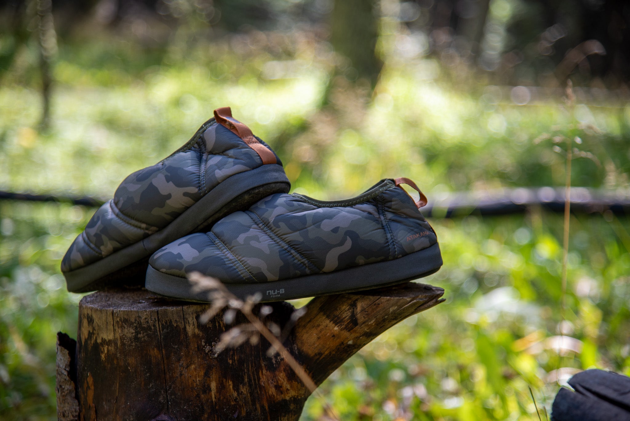 Pantuflas térmicas Futaleufú Nu-B Foam Camuflado Verde