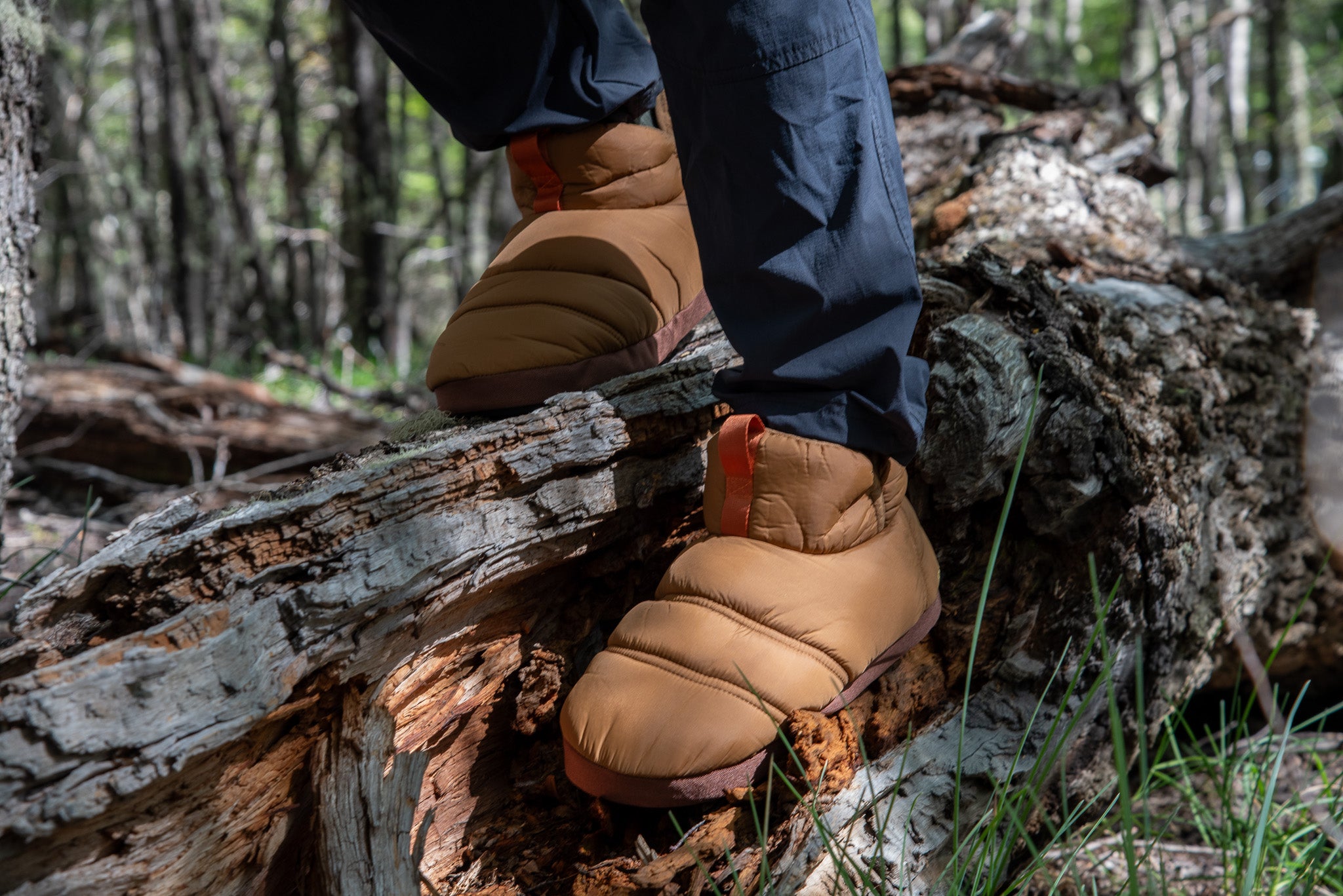 Pantuflas térmicas Navarino Nu-B Foam Café Caramelo