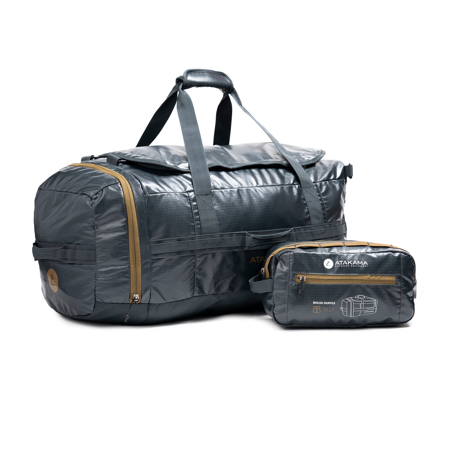 Bolso Duffle Ultra Compactable Ruta 5 70 lt