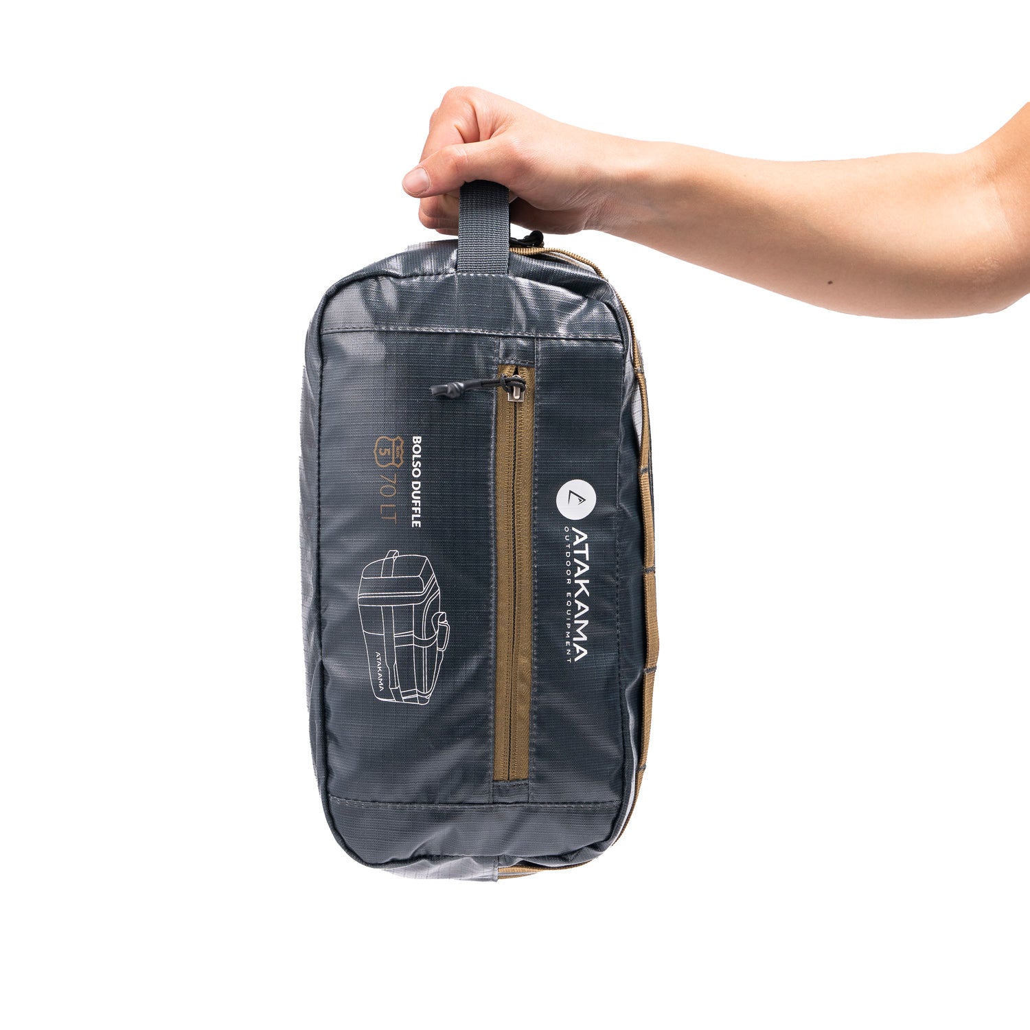 Bolso Duffle Ultra Compactable Ruta 5 70 lt