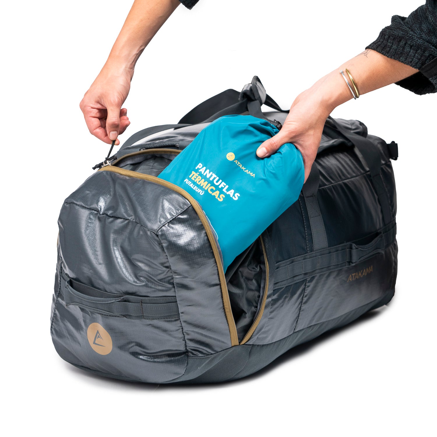 Bolso Duffle Ultra Compactable Ruta 5 70 lt