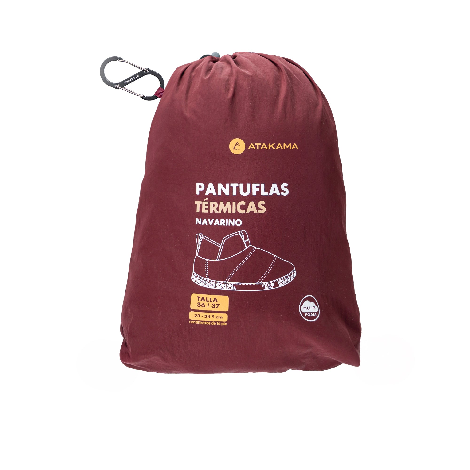 Pantufla térmica Navarino FLEX / NU-B Foam Burdeo