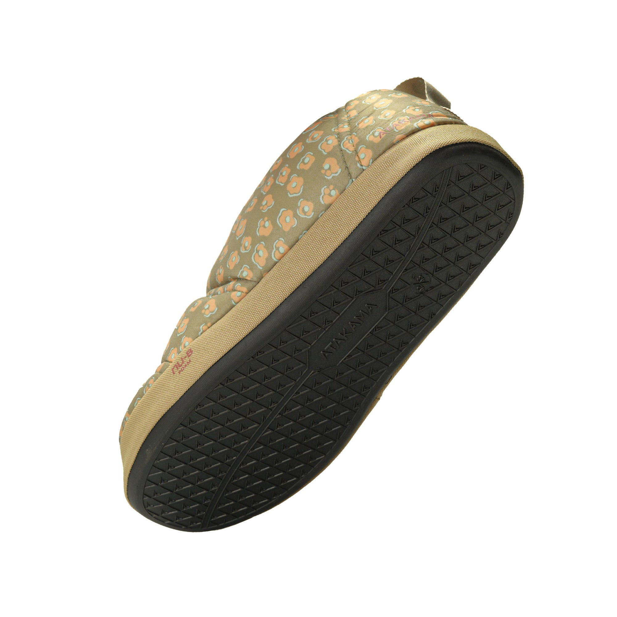 Pantuflas térmicas Futaleufú Nu-B Foam Print Flores Verde