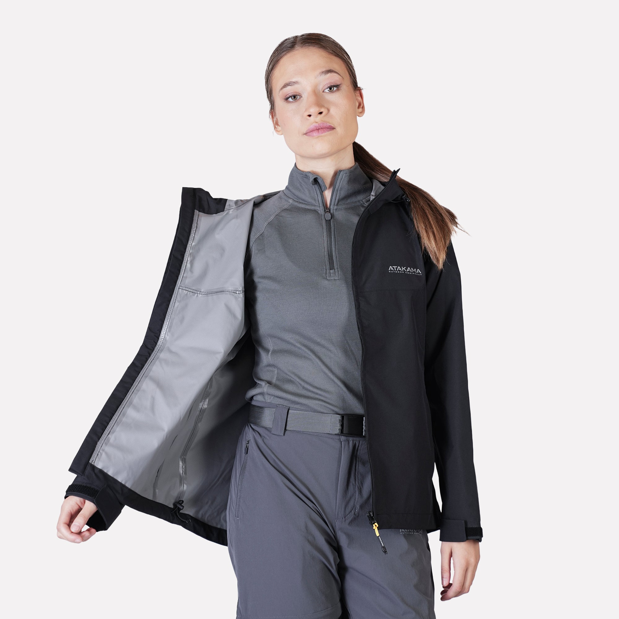 Chaqueta Cortaviento Impermeable Mujer Frontera Thinline