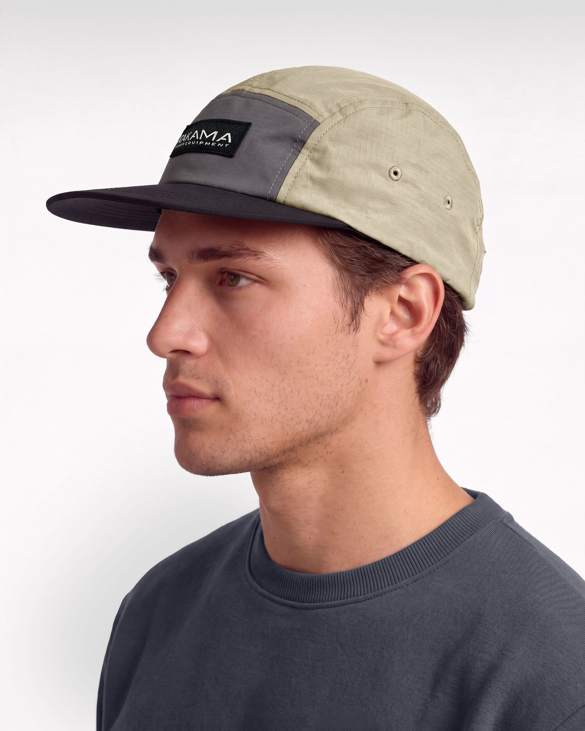 Jockey Five Panel Puelo Azul-Beige