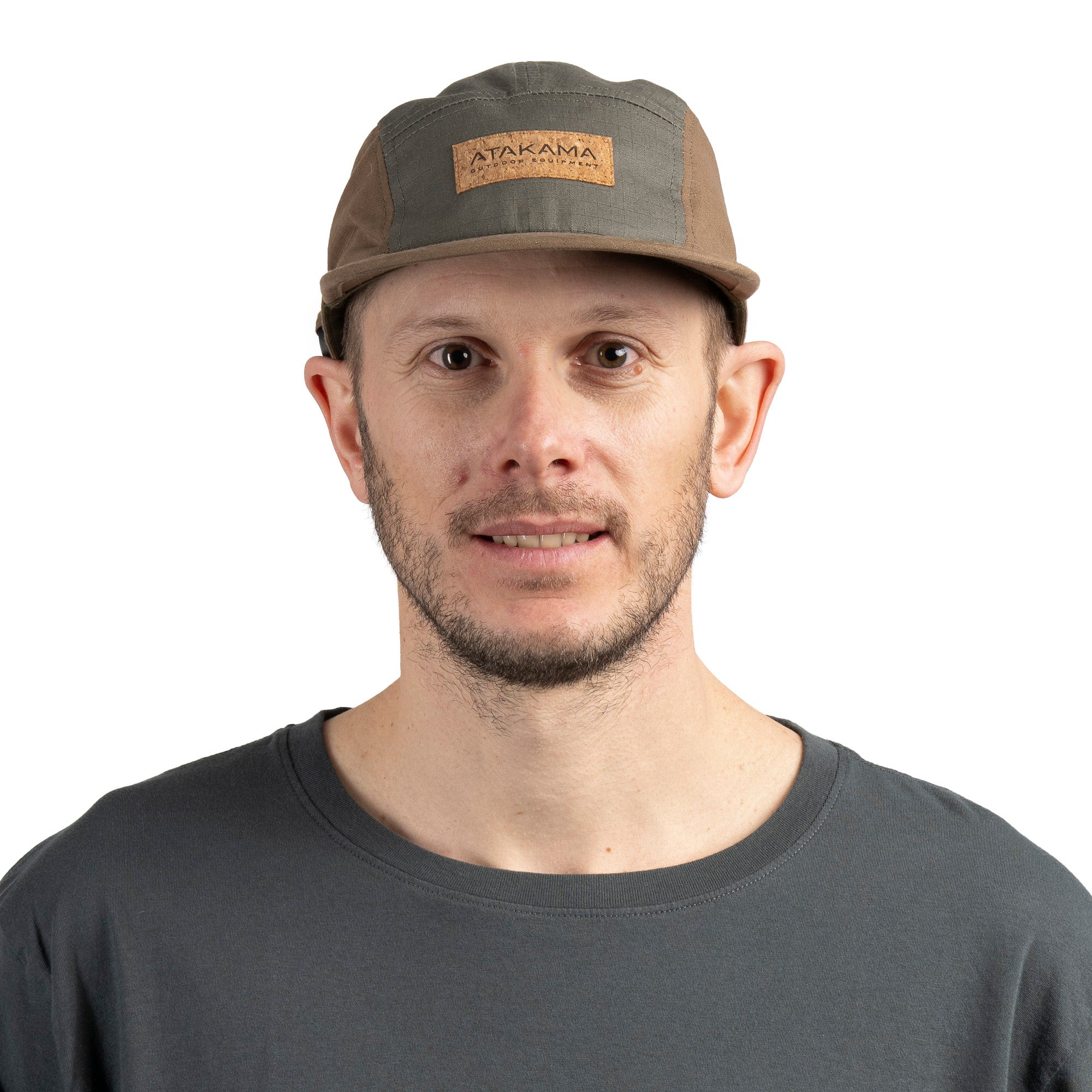 Jockey Five Panel Puelo Café/Gris