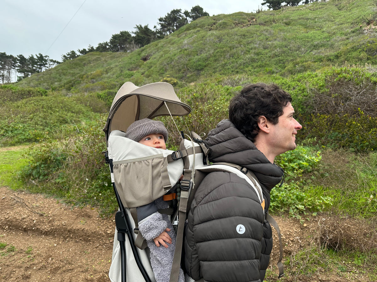 Mochila Portabebé Trekking Leonera Beige