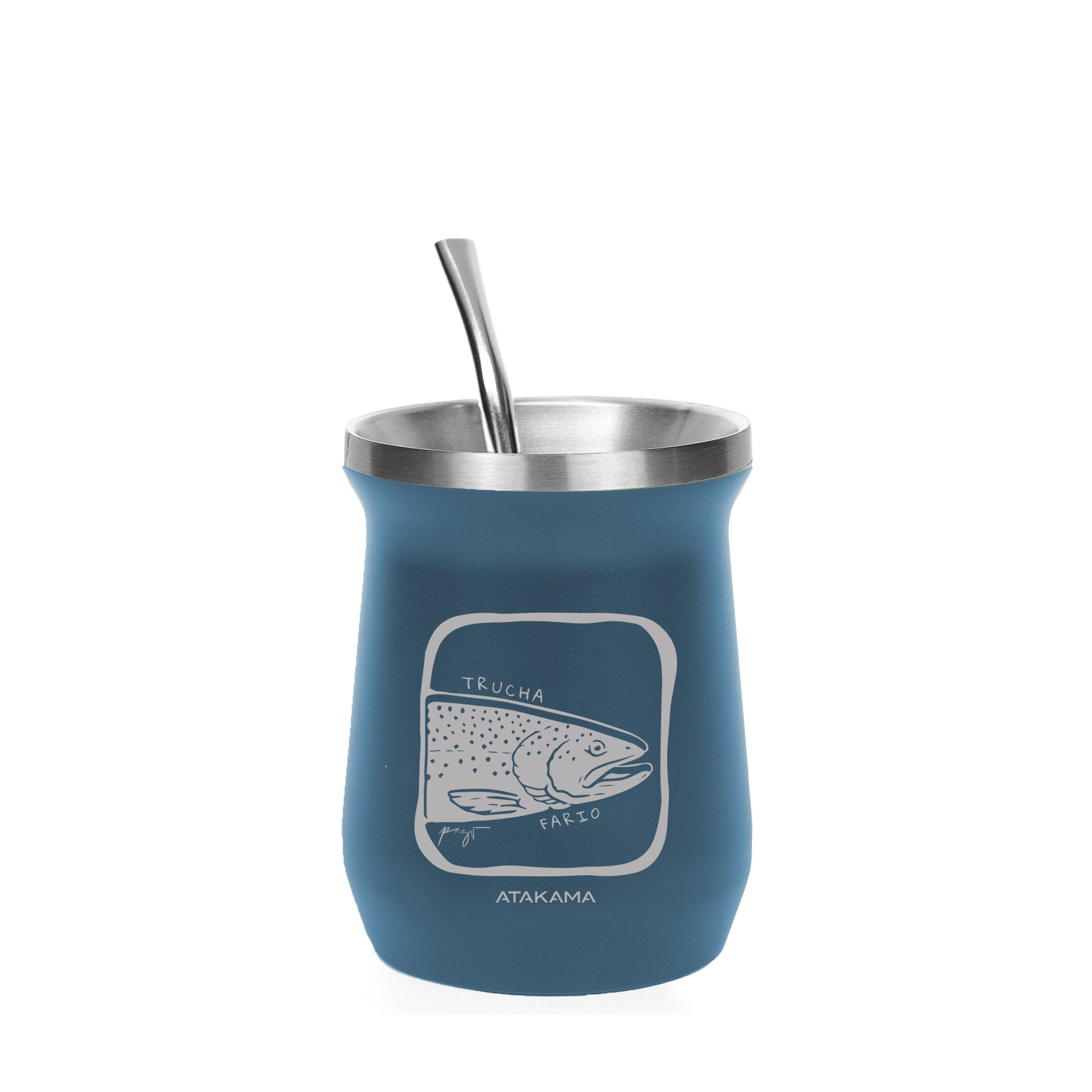Matera térmica Trucha Fario 160 ml Azul