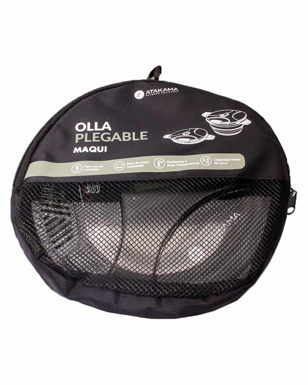 Olla plegable Maqui 2,5 lt - Atakama Outdoor