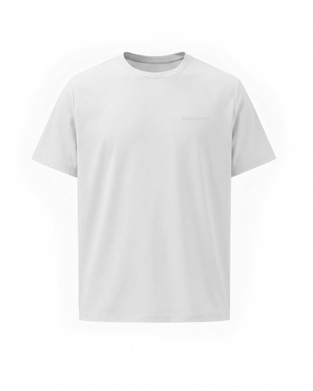 Polera Algodón Manga Corta Cuernos de Paine Blanco