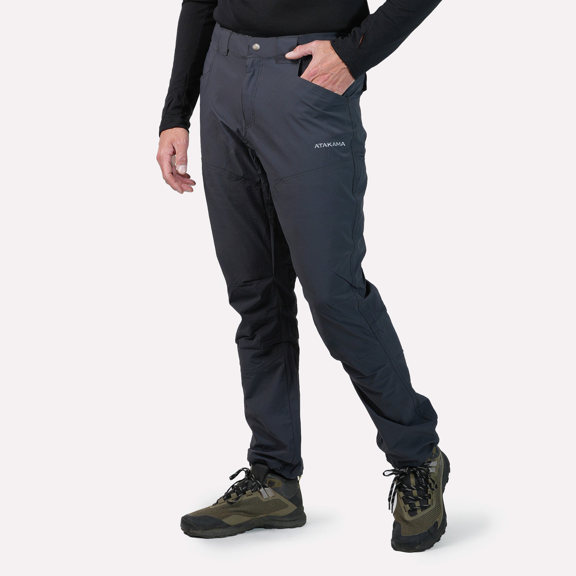 Pantalón Outdoor Hombre Alpino Grafito