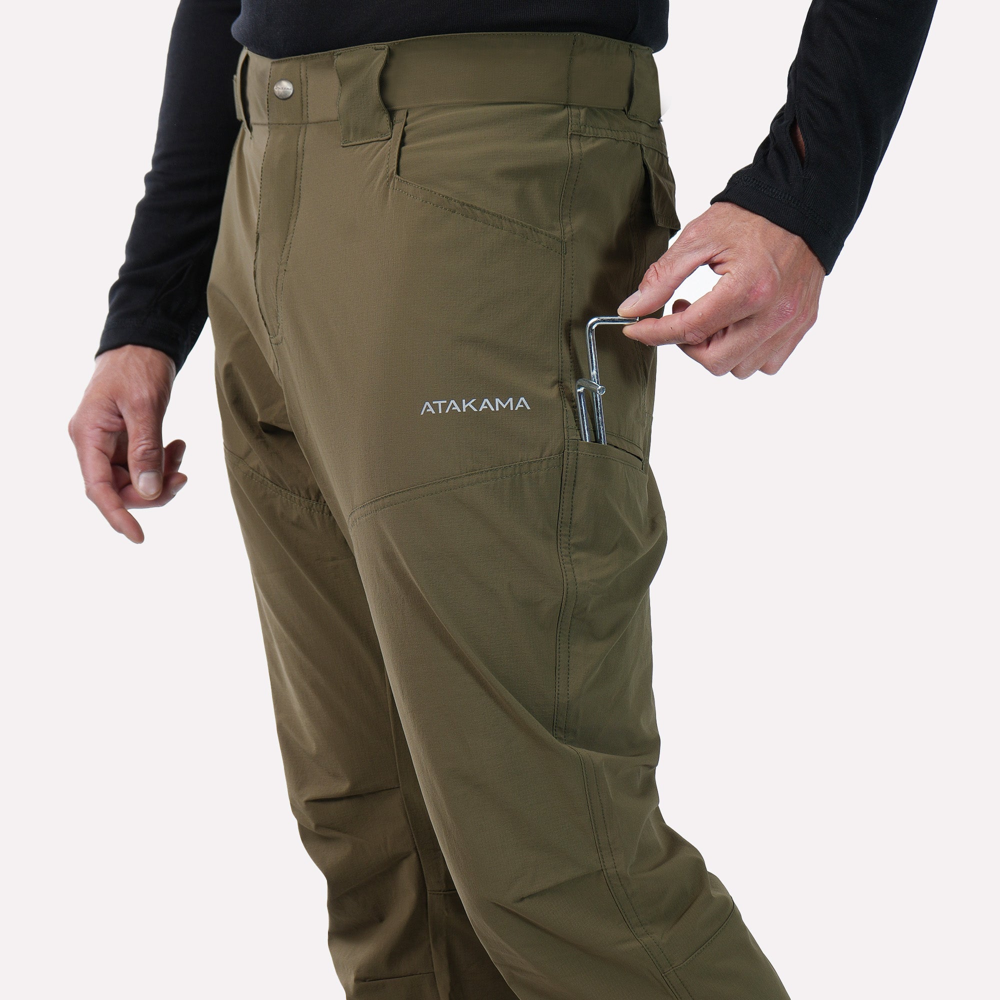 Pantalón Outdoor Hombre Alpino Verde