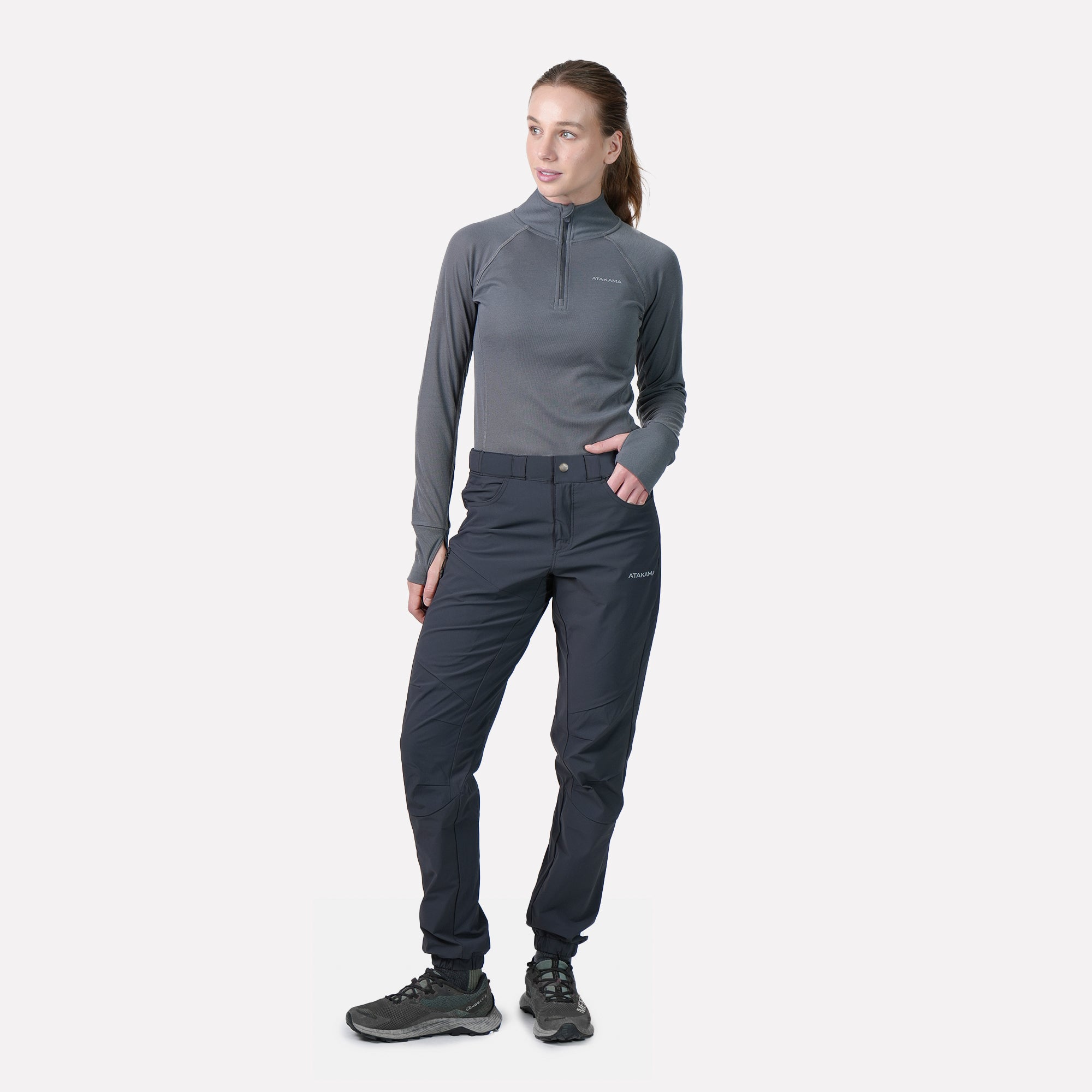 Pantalón Outdoor Mujer Alpino Grafito