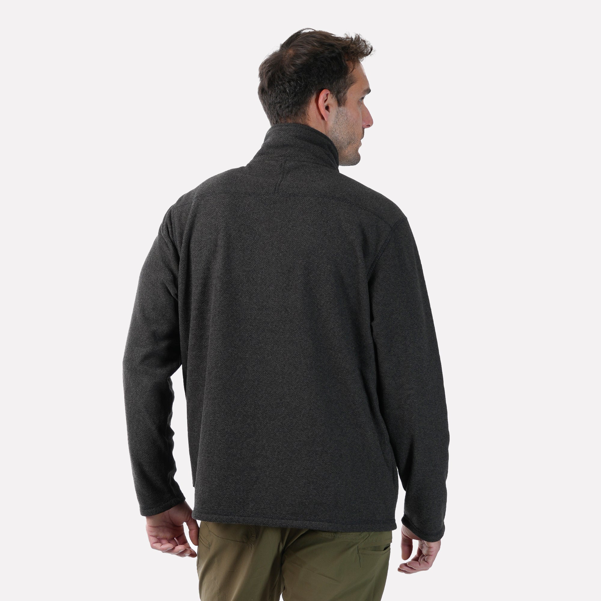 Polar Texturado Hombre Ventisquero Gris