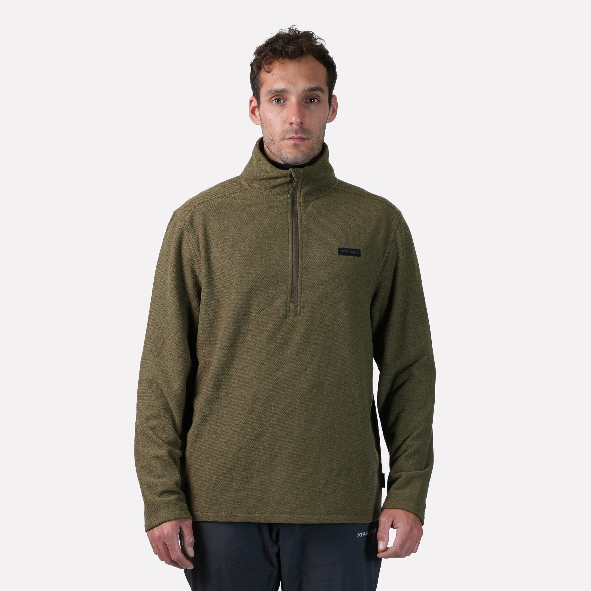 Polar Texturado Hombre Ventisquero Verde