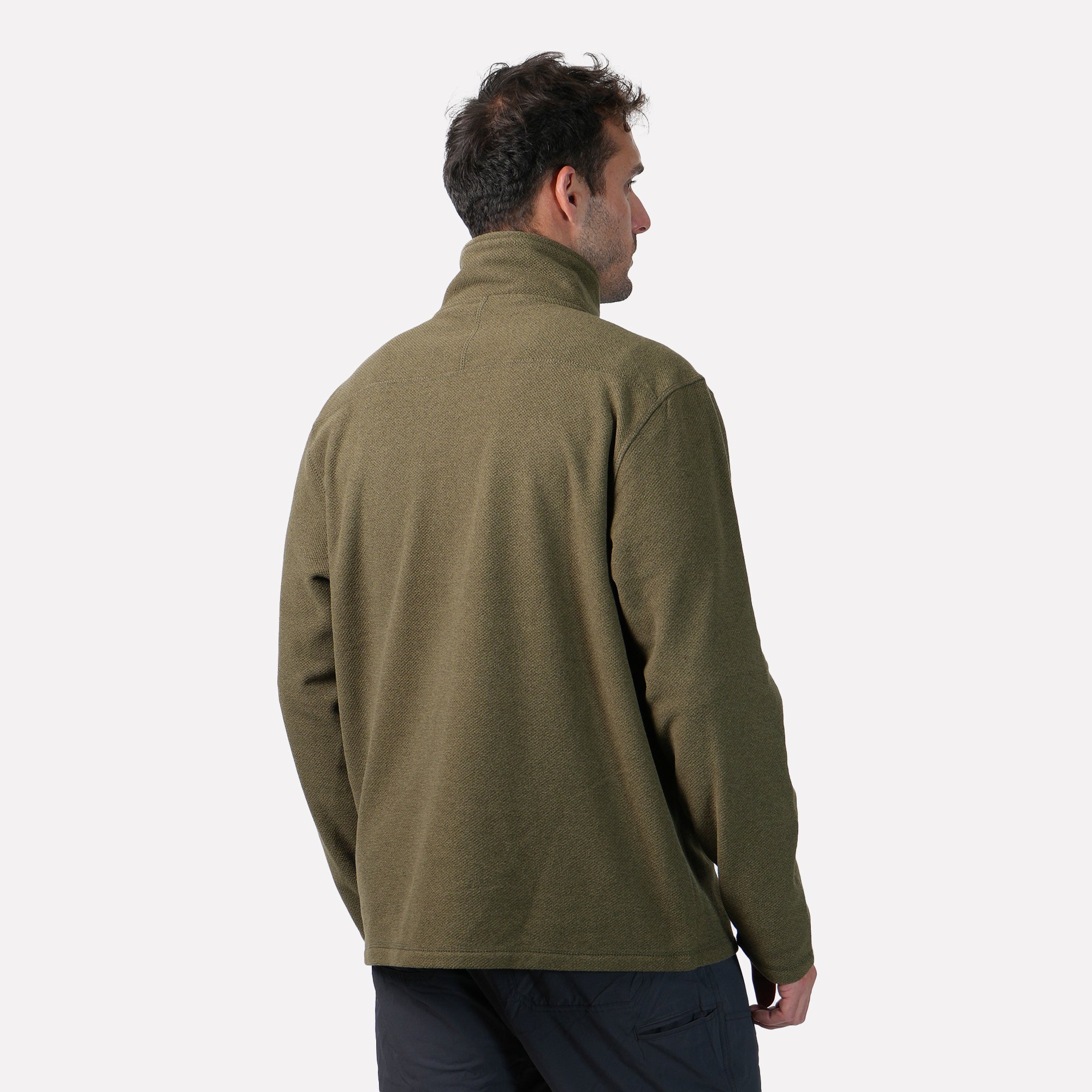 Polar Texturado Hombre Ventisquero Verde